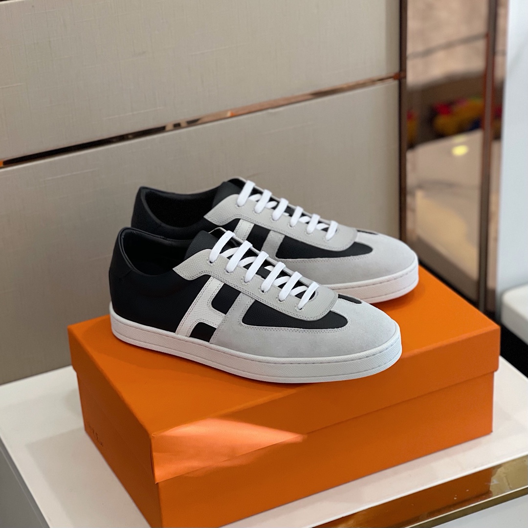 Men H*ermes Top Sneaker