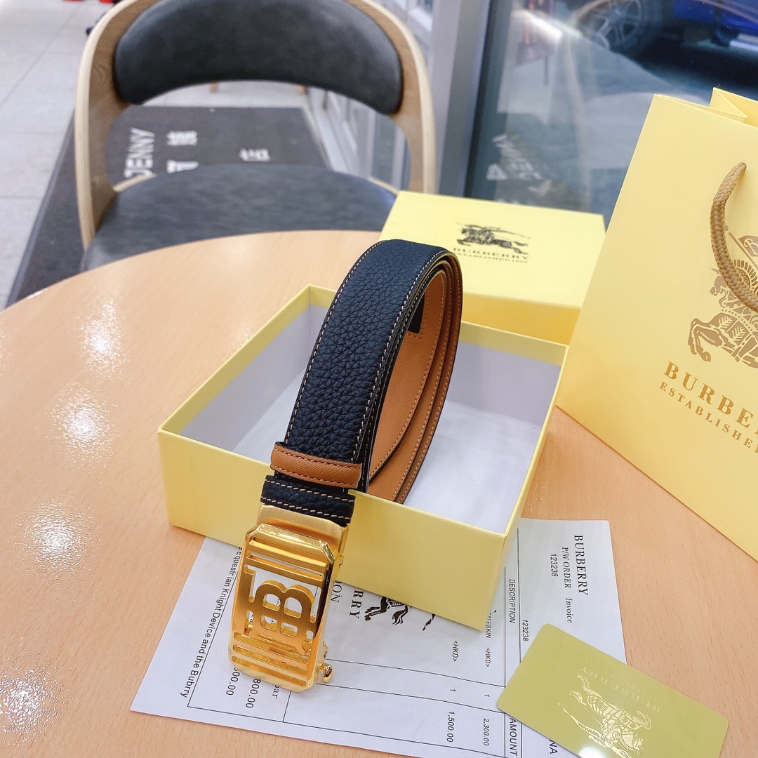 B*urberrry Belts Top Version