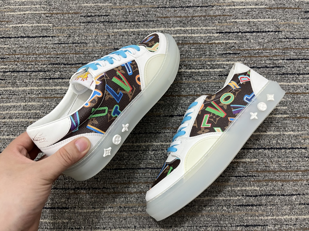 Men L*ouis V*uitton Top Sneakers