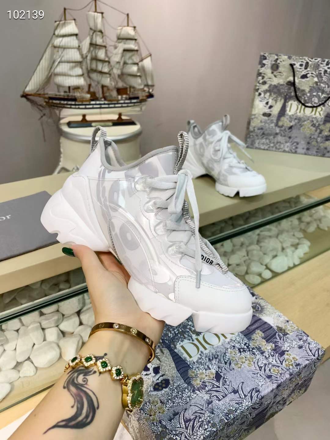 Men Women D*ior Top Sneaker