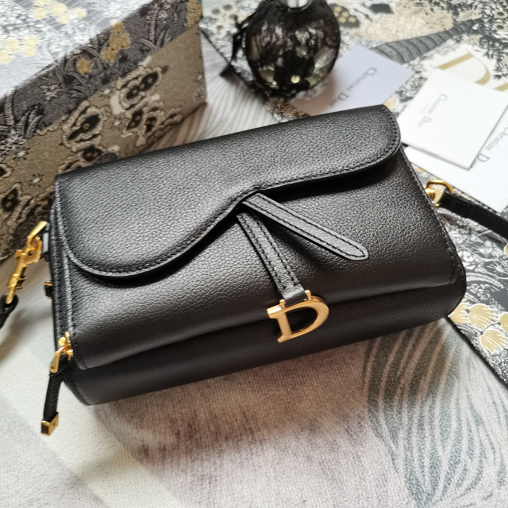 D*ior Bag Top Quality 19*10.5*5CM