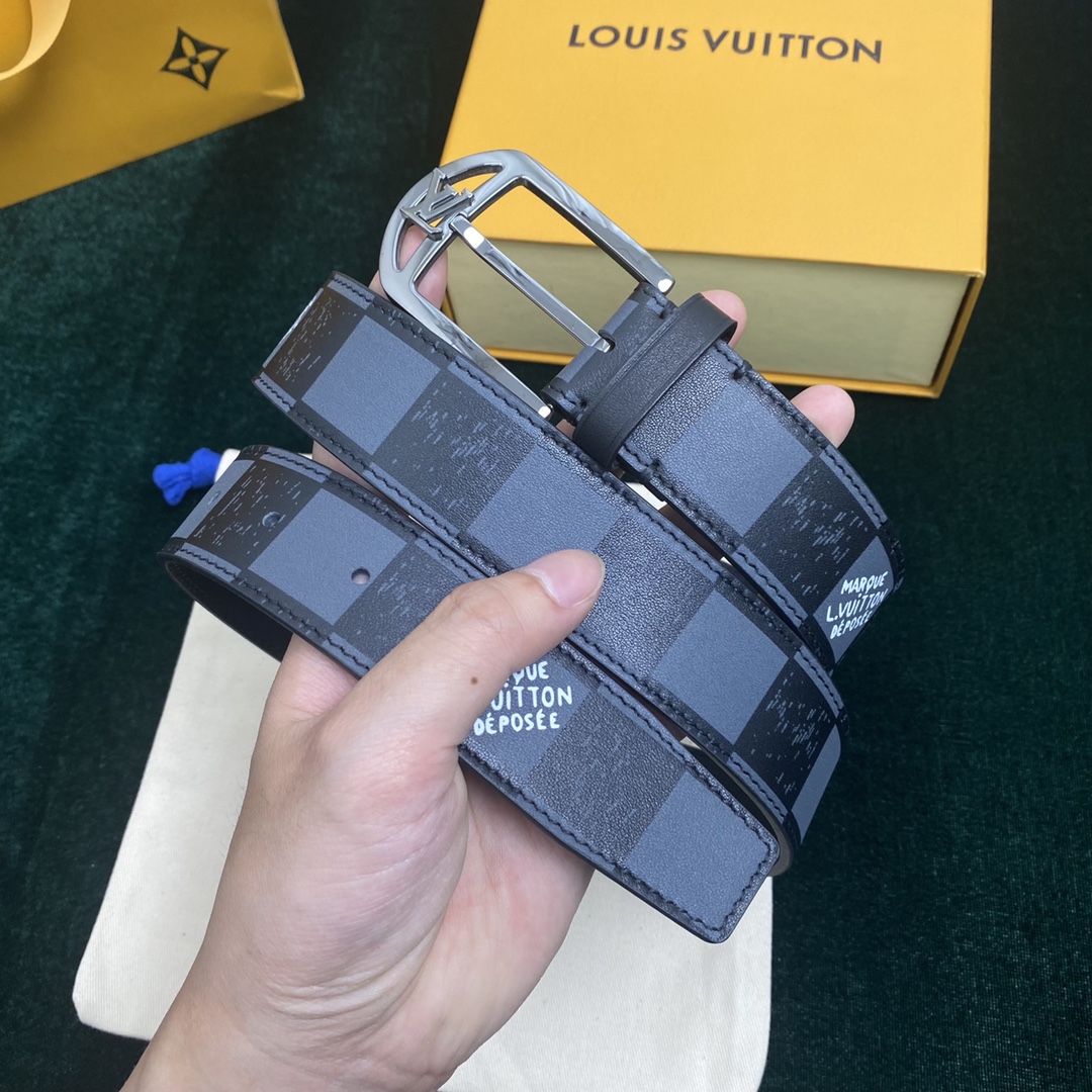 L*ouis V*uitton Belts Top Quality 35MM