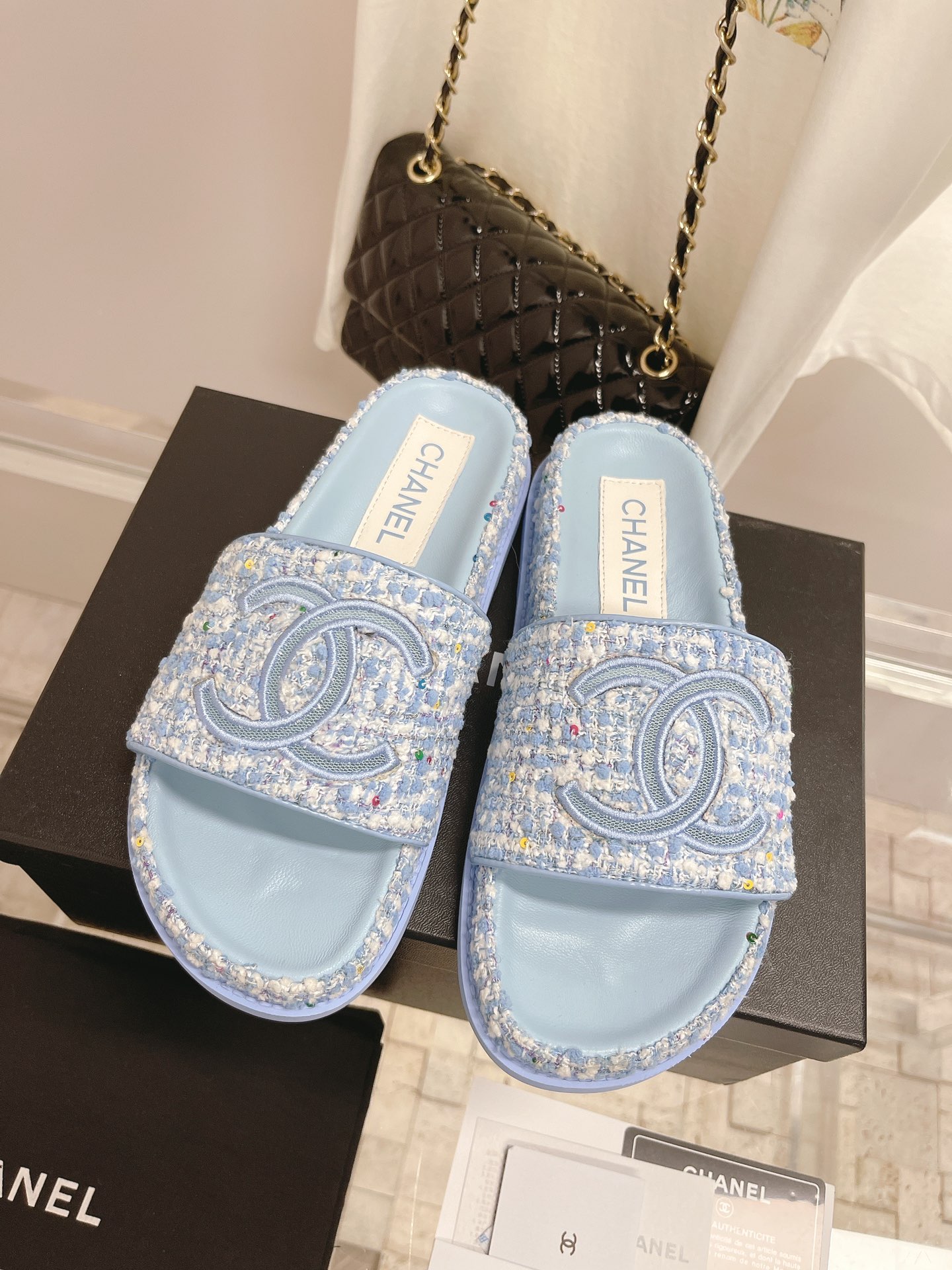 Women C*hanel Top Sandals