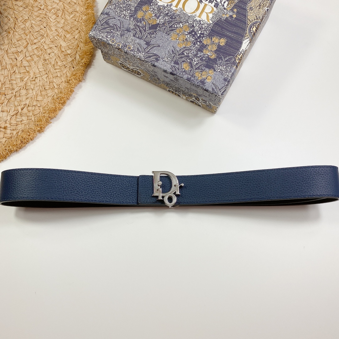 D*ior Belts Top Quality 34MM