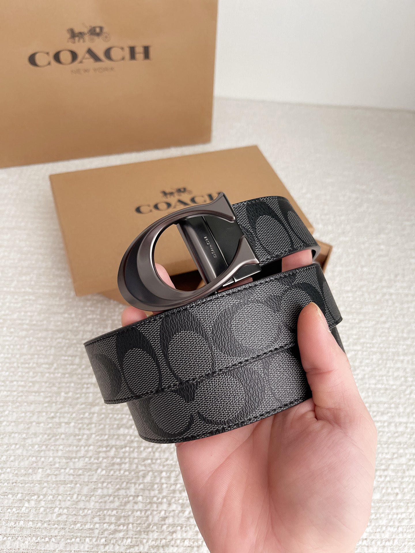 C*oach Belts Top Quality 37MM