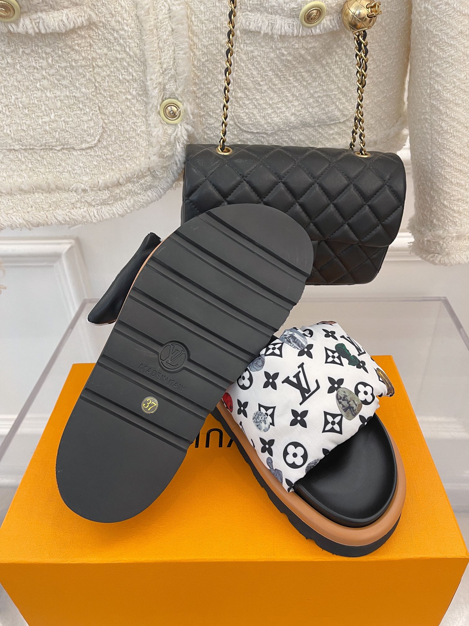 Men Women L*ouis V*uitton Top Sandals