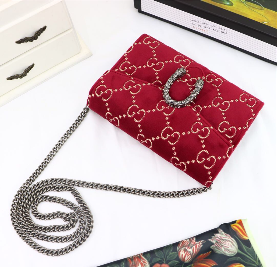 G*ucci Bag Top Quality 20*13.5*4CM