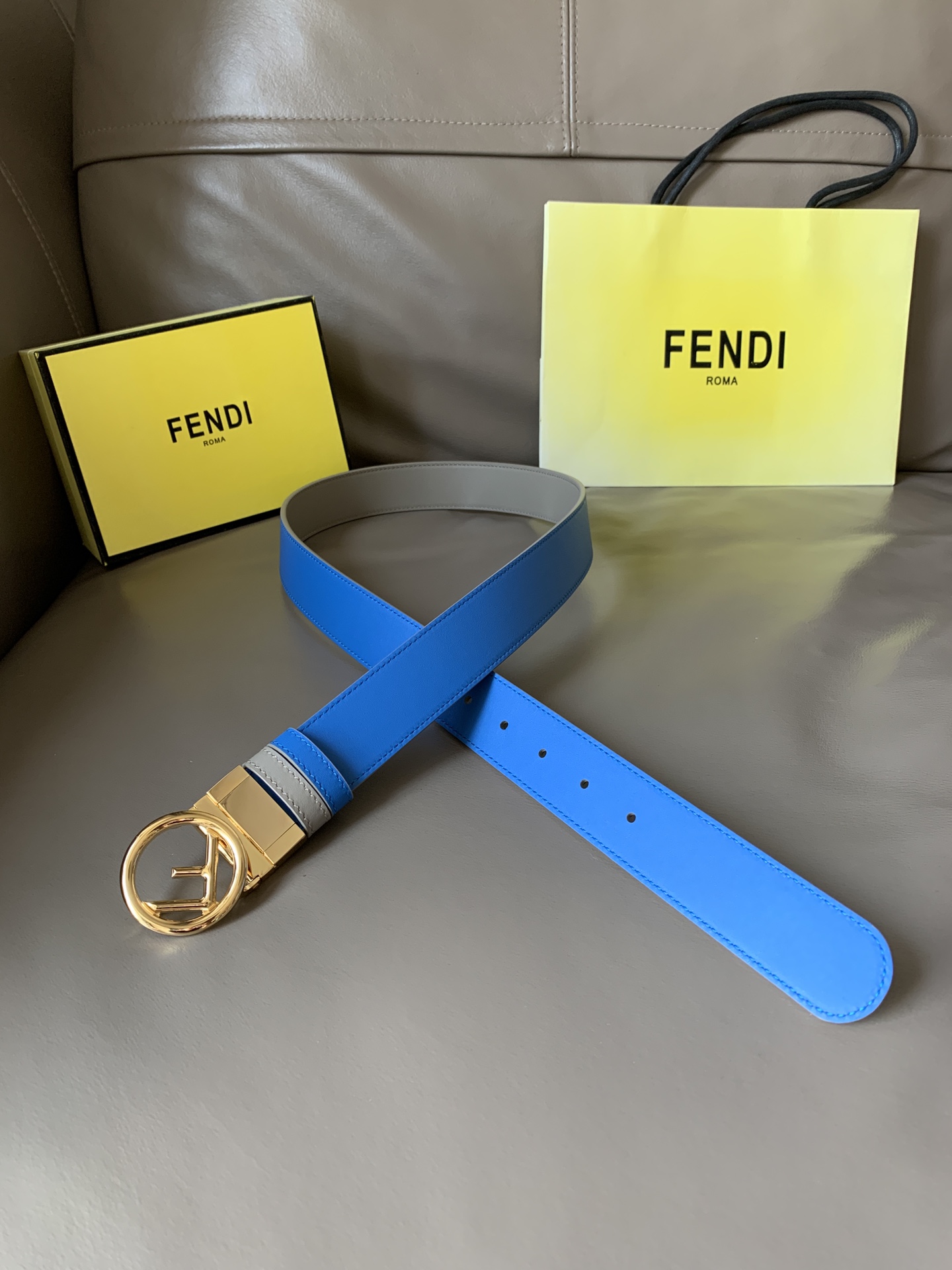 F*endi Belts Top Quality 34MM