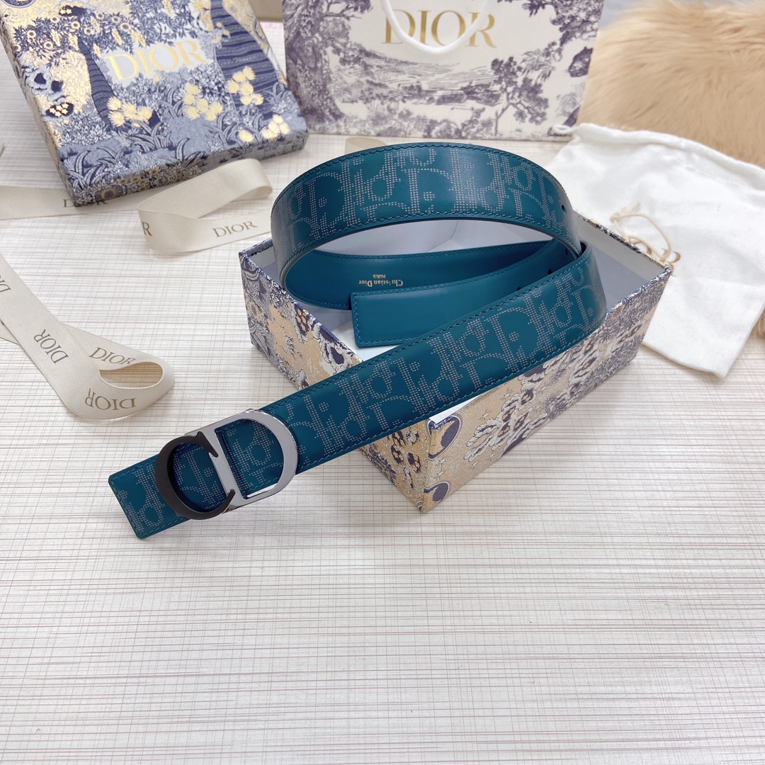 D*ior Belts Top Quality 34MM