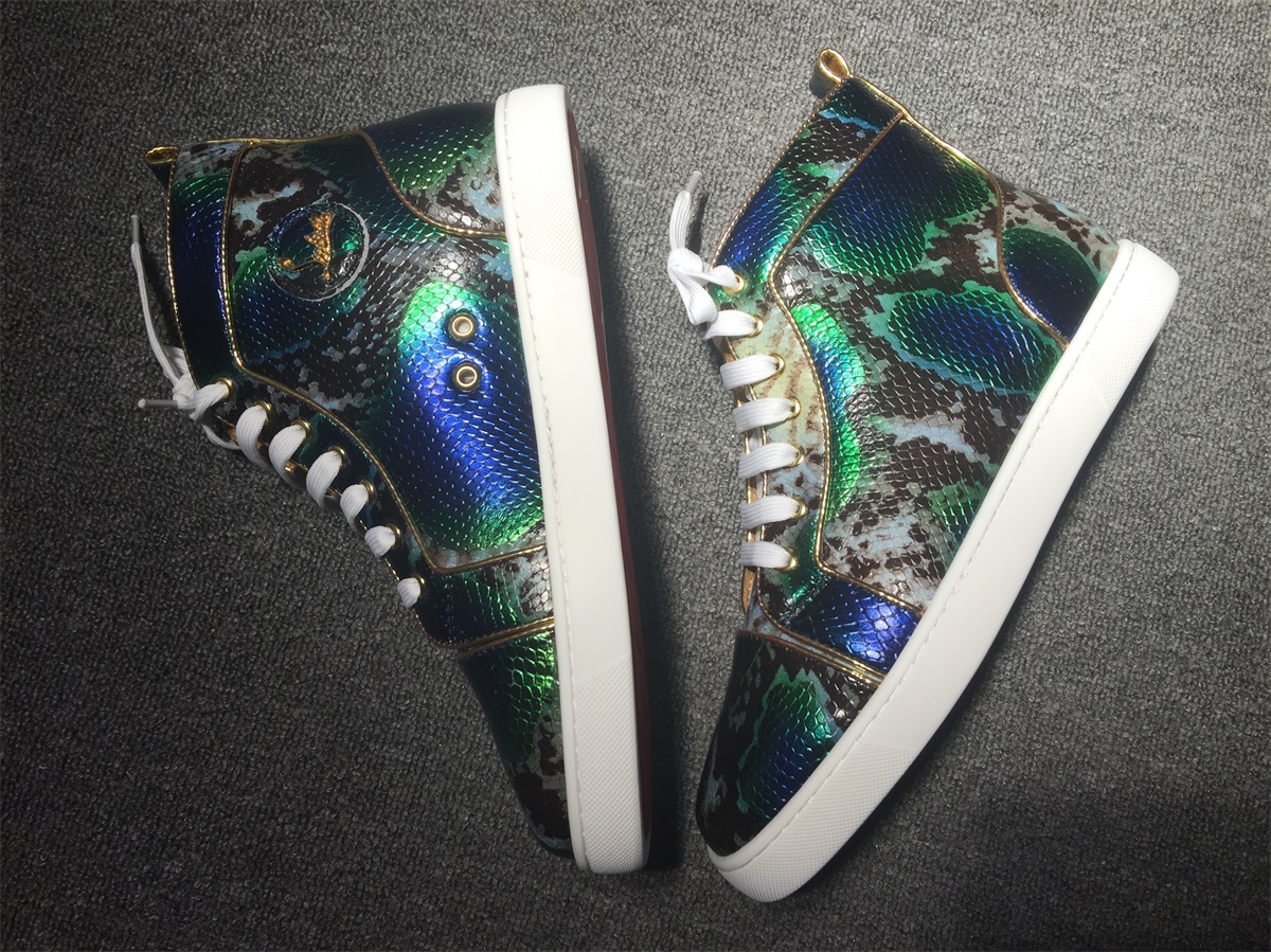 C*ristian L*uboutin Python Sneaker