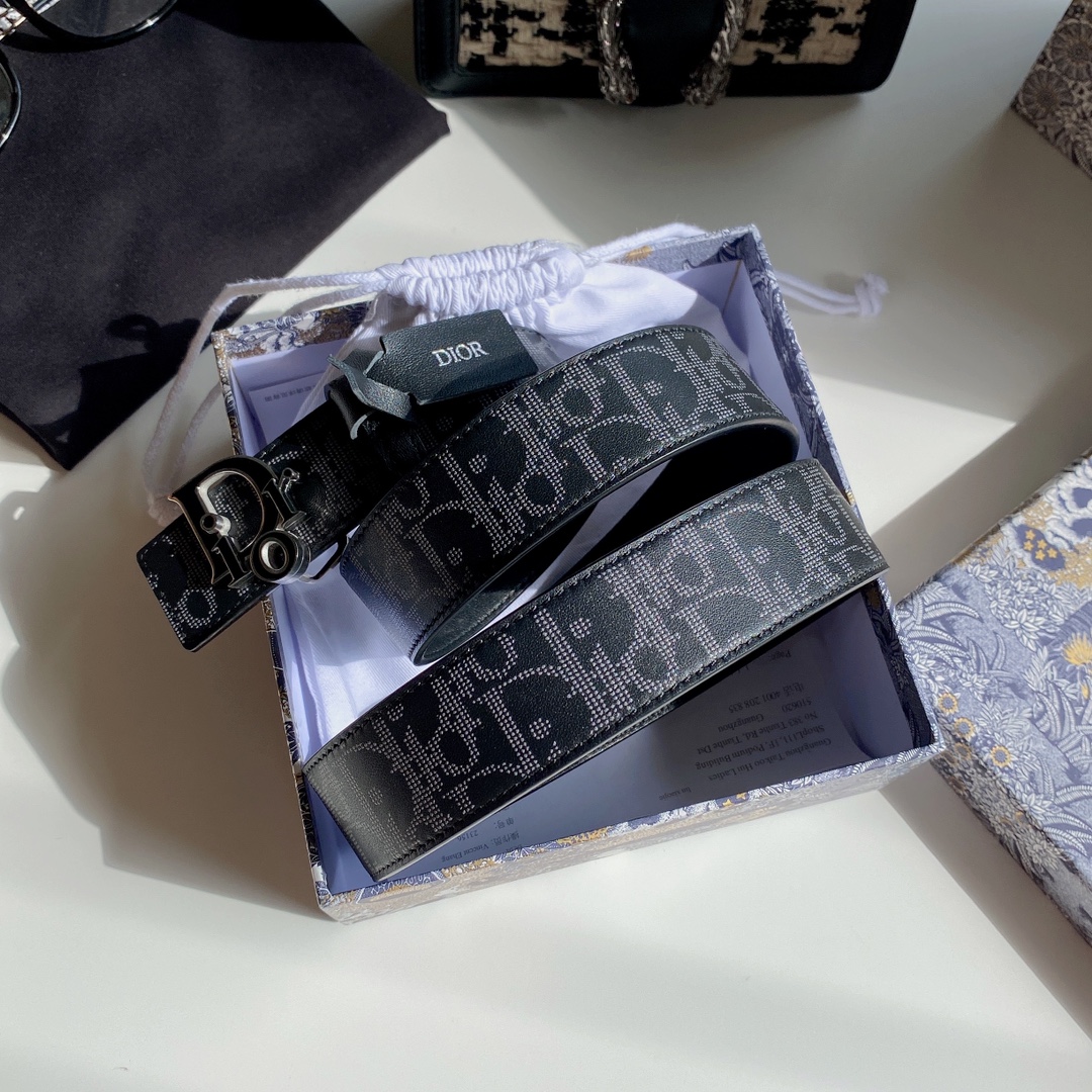 D*ior Belts Top Version 3.4cm