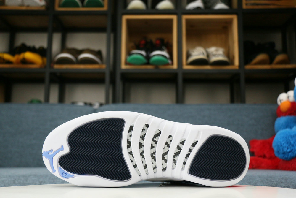 Air Jordan 12 Retro Stone Blue /Obsidian