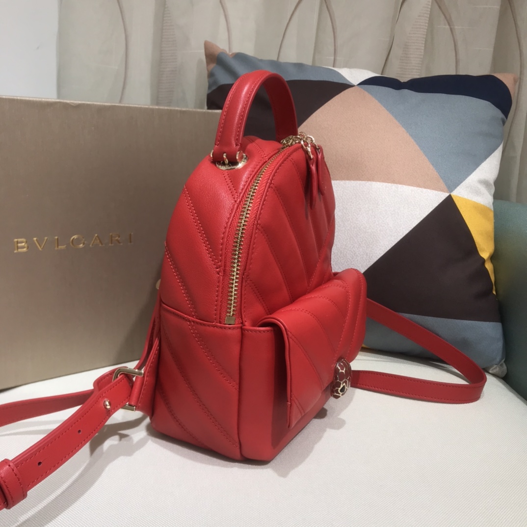 B*vlgari Top Bag 18 * 22 * 11cm