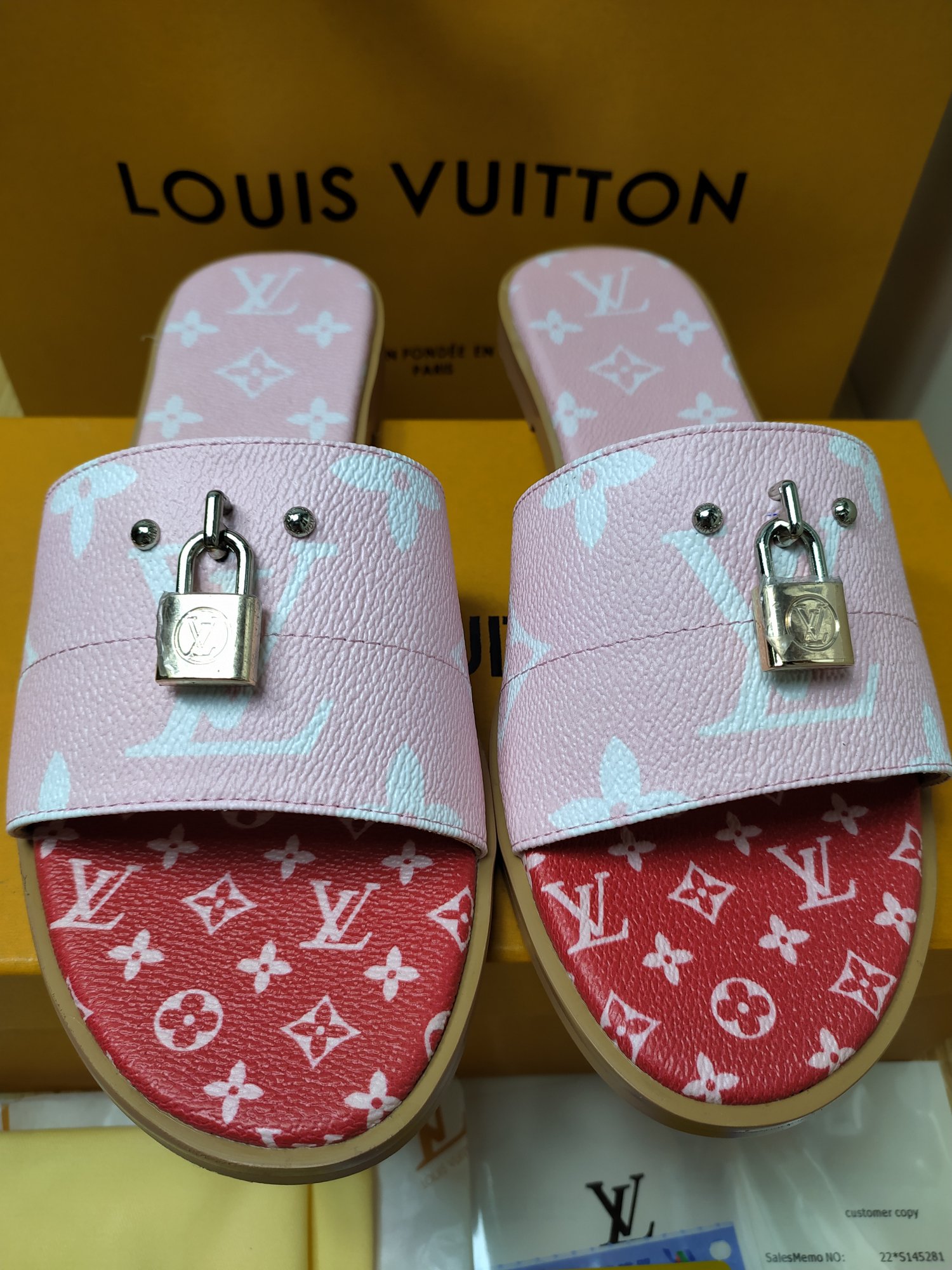 Women L*ouis V*uitton Top Slippers
