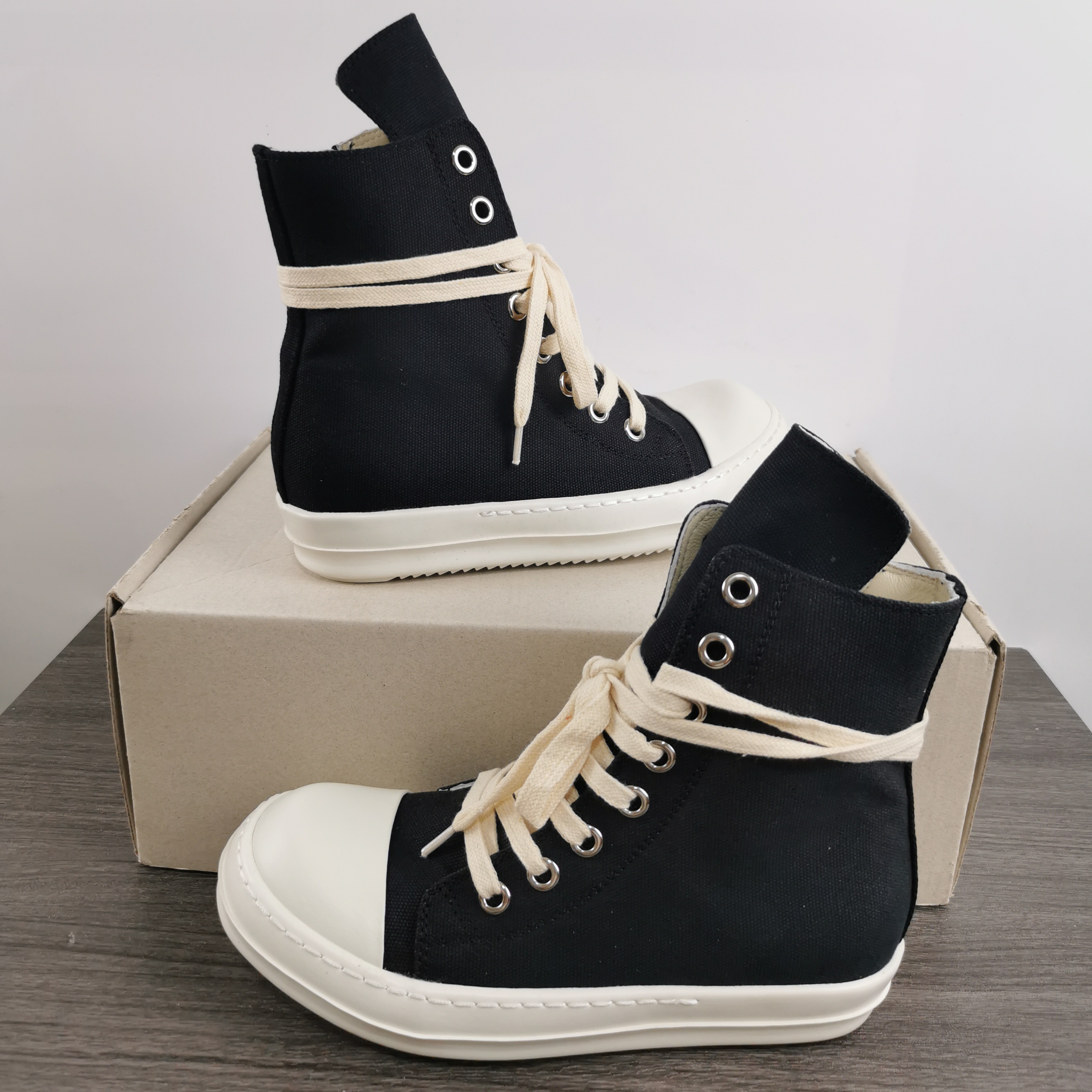 Men Women R*ick O*wens Top Sneaker