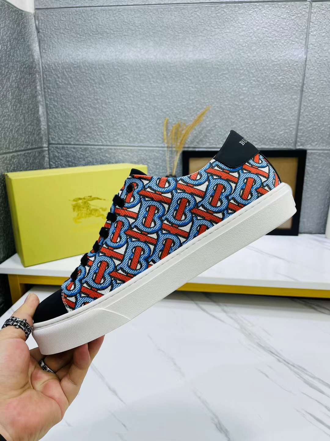 Men B*urberry Top Sneaker