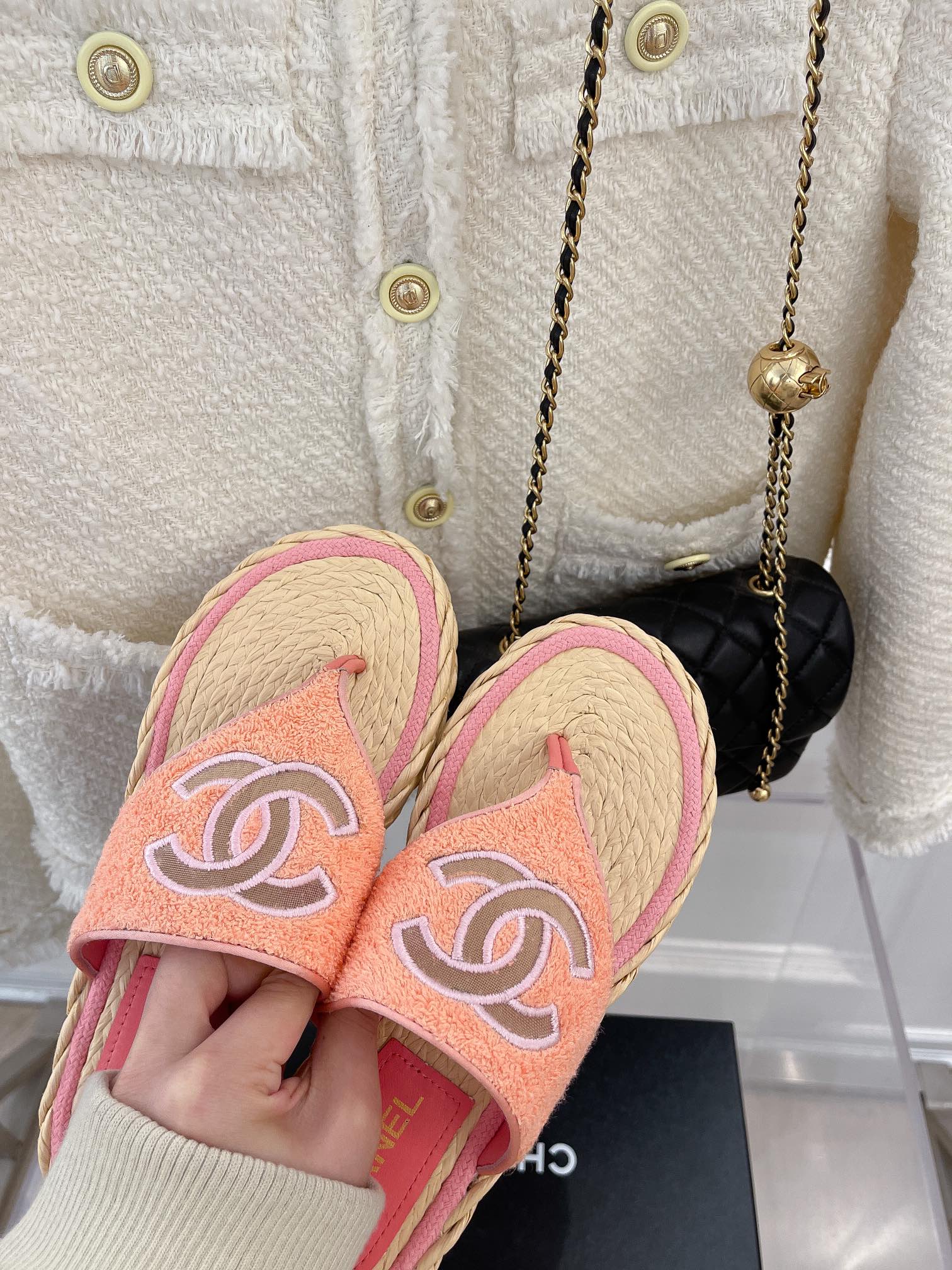 Women C*hanel Top Sandals