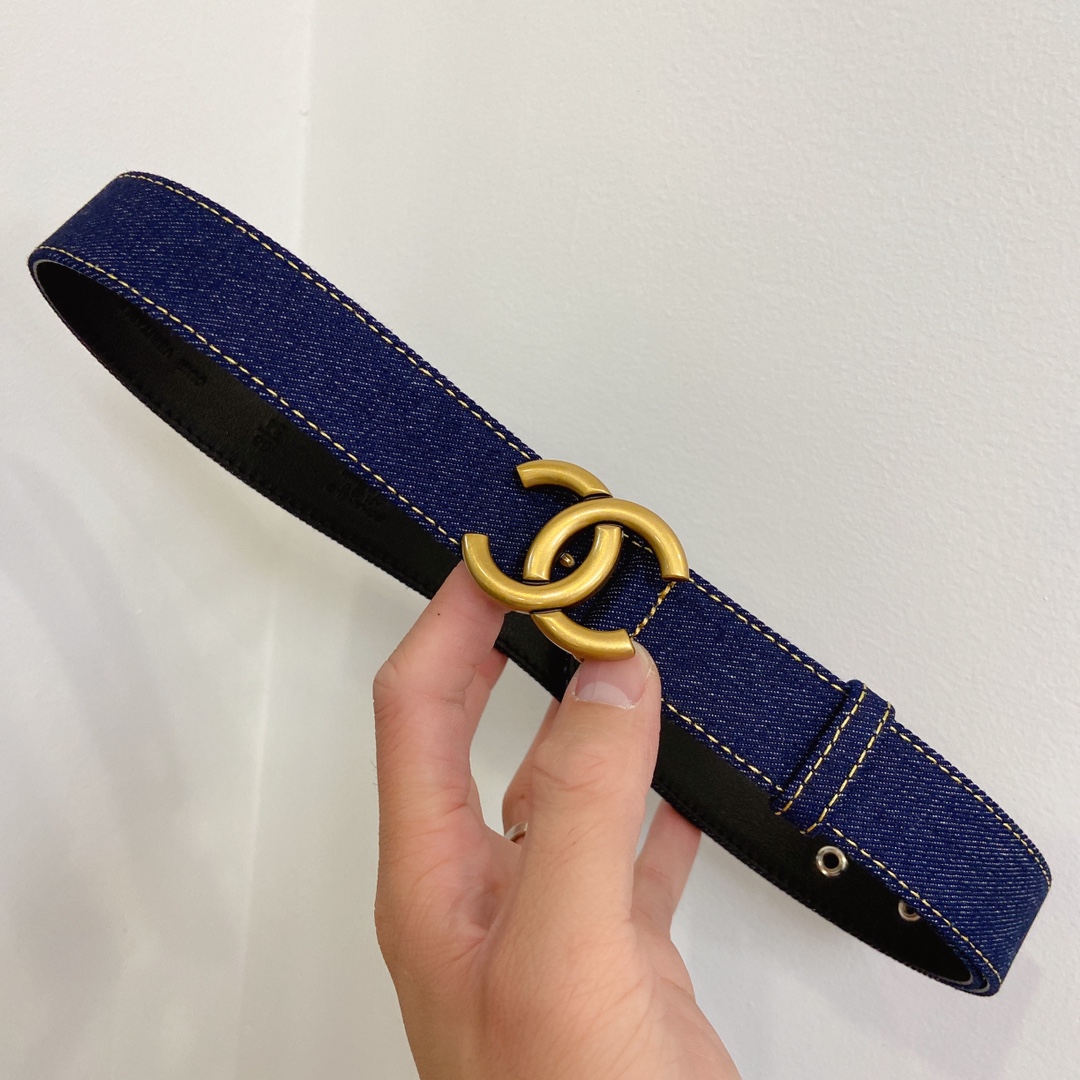 C*hanel Belts Top Quality 30MM
