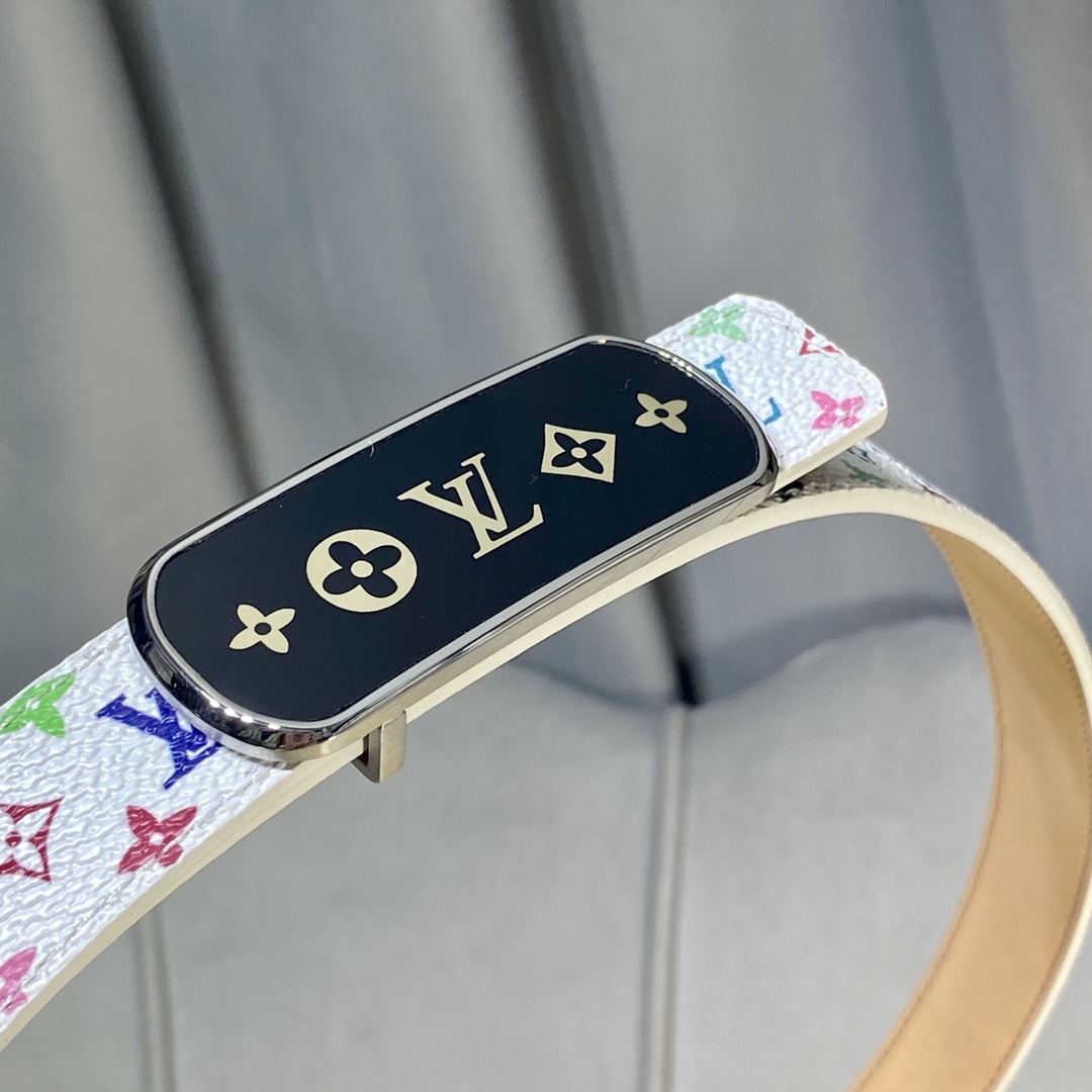 L*ouis V*uitton Belts Top Quality 25MM