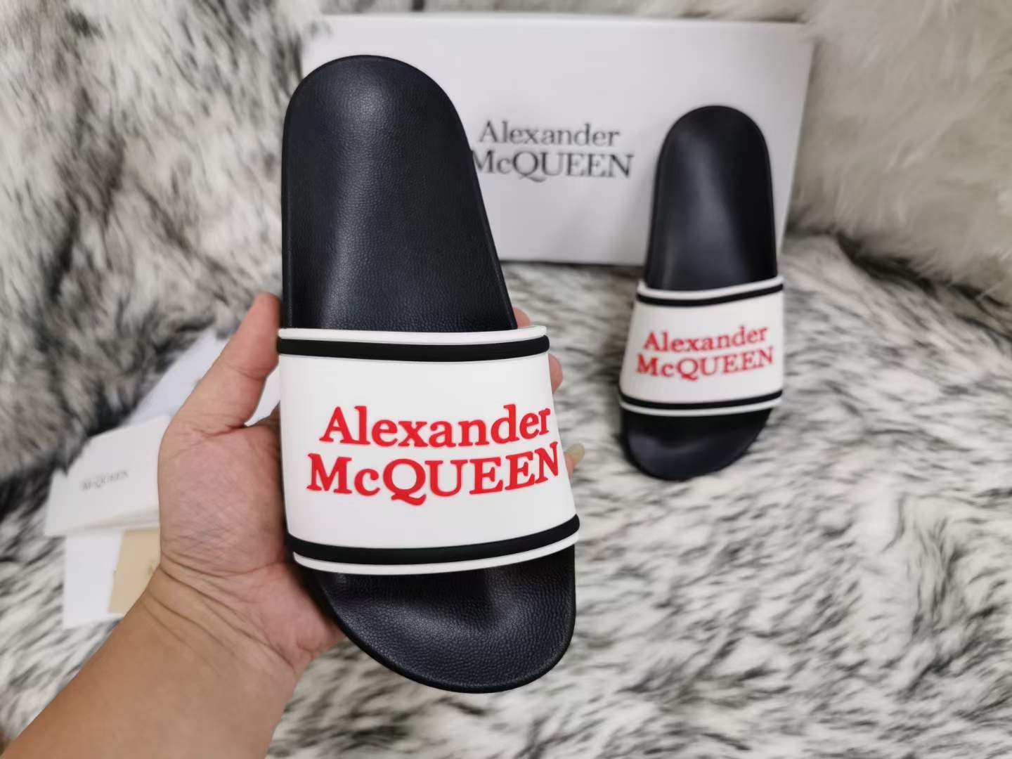 Women A*lexander M*cqueen Top Sandals