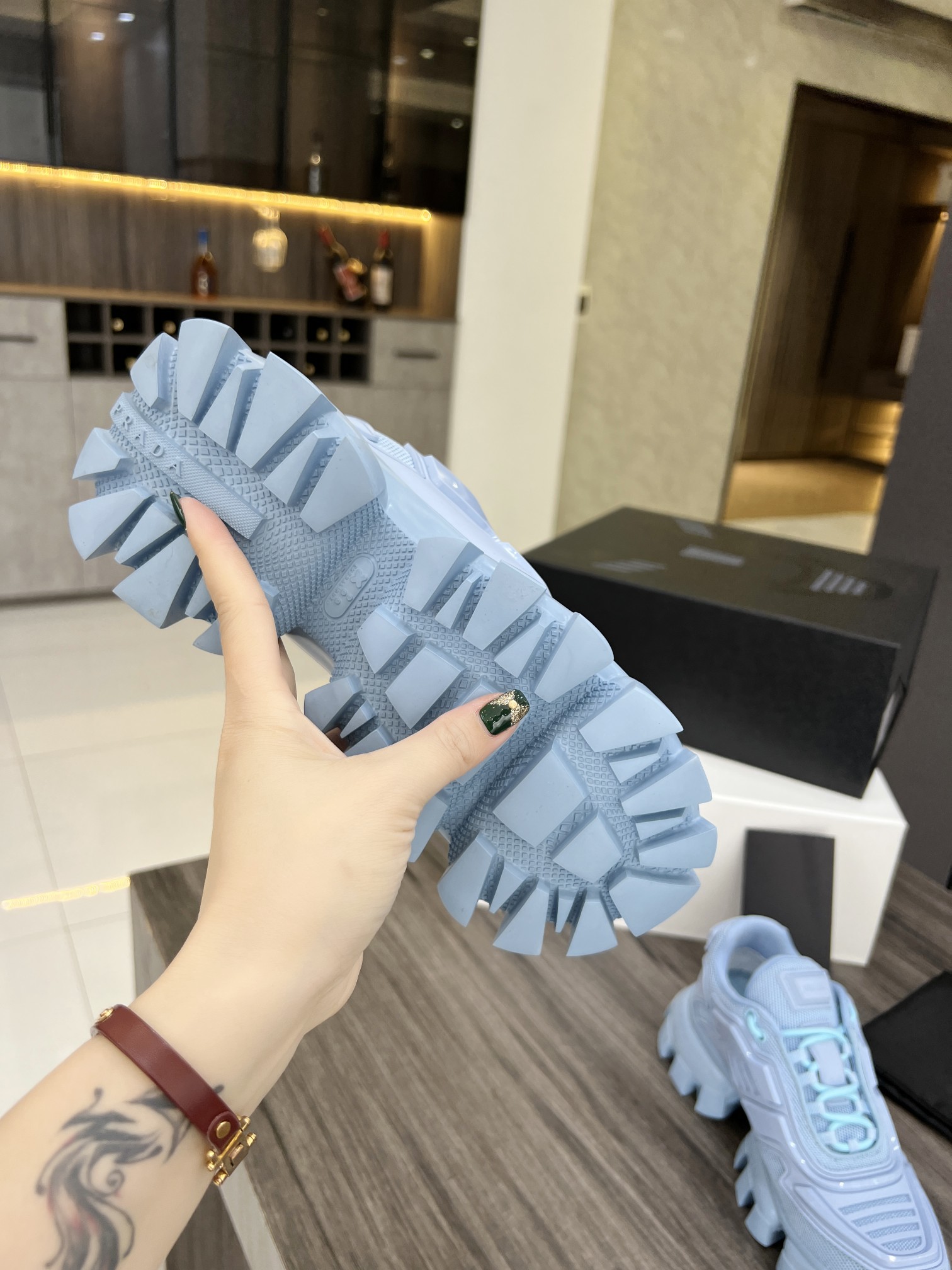 Men Women P*rada Top Sneaker