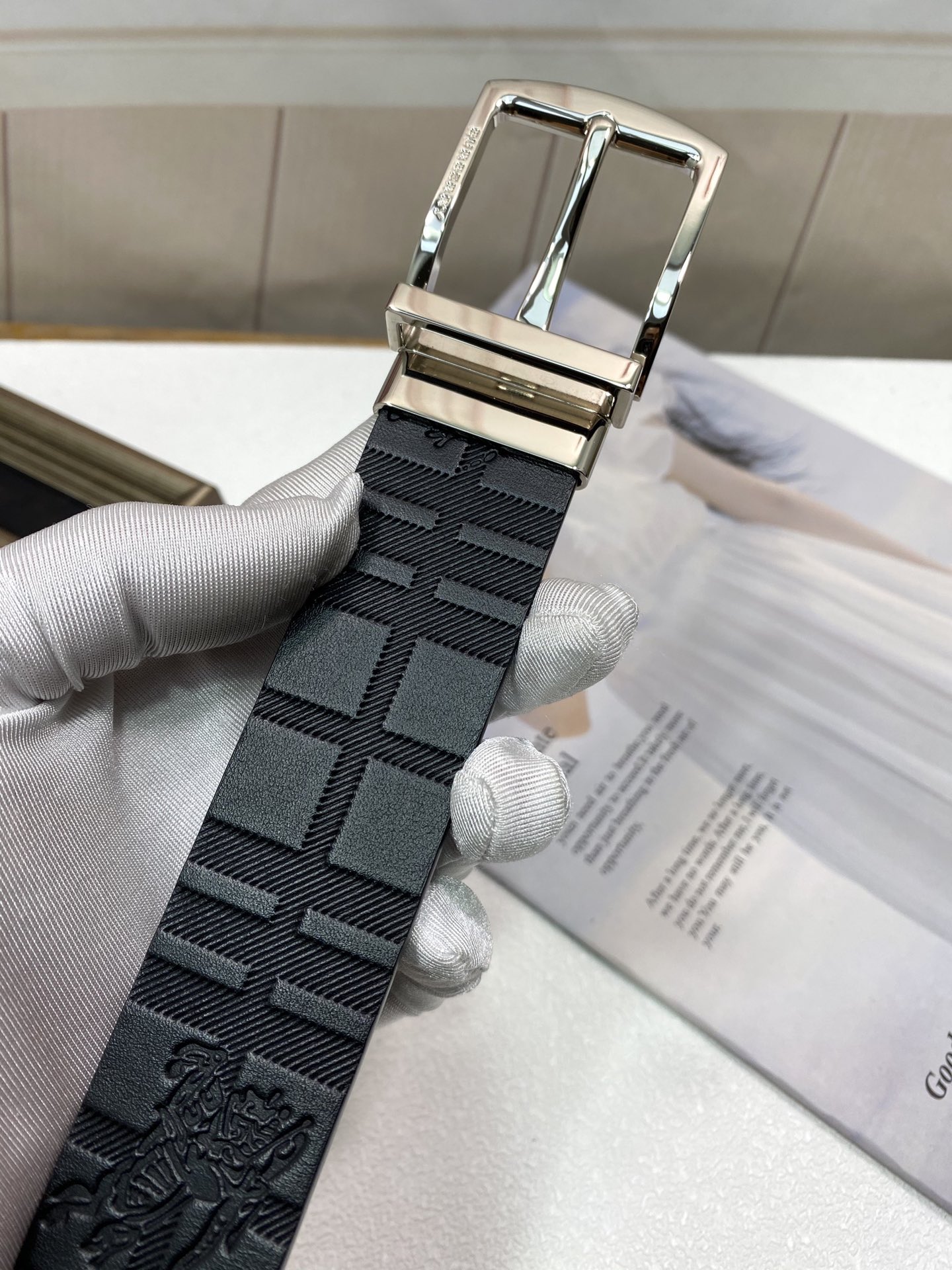 B*urberrry Belts Top Version 35MM