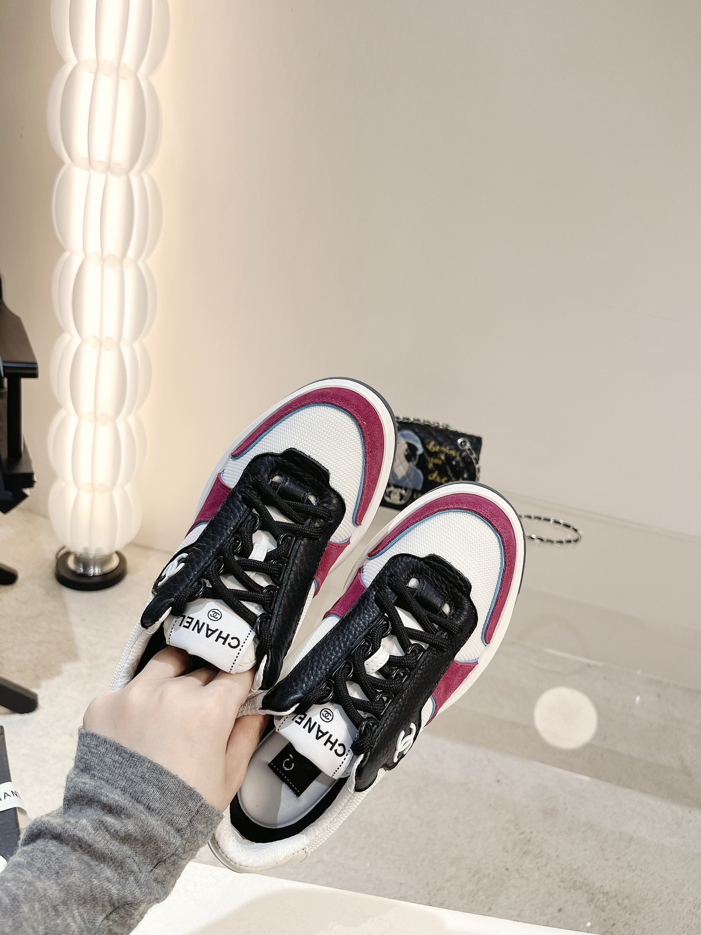 Women C*hanel Top Sneaker