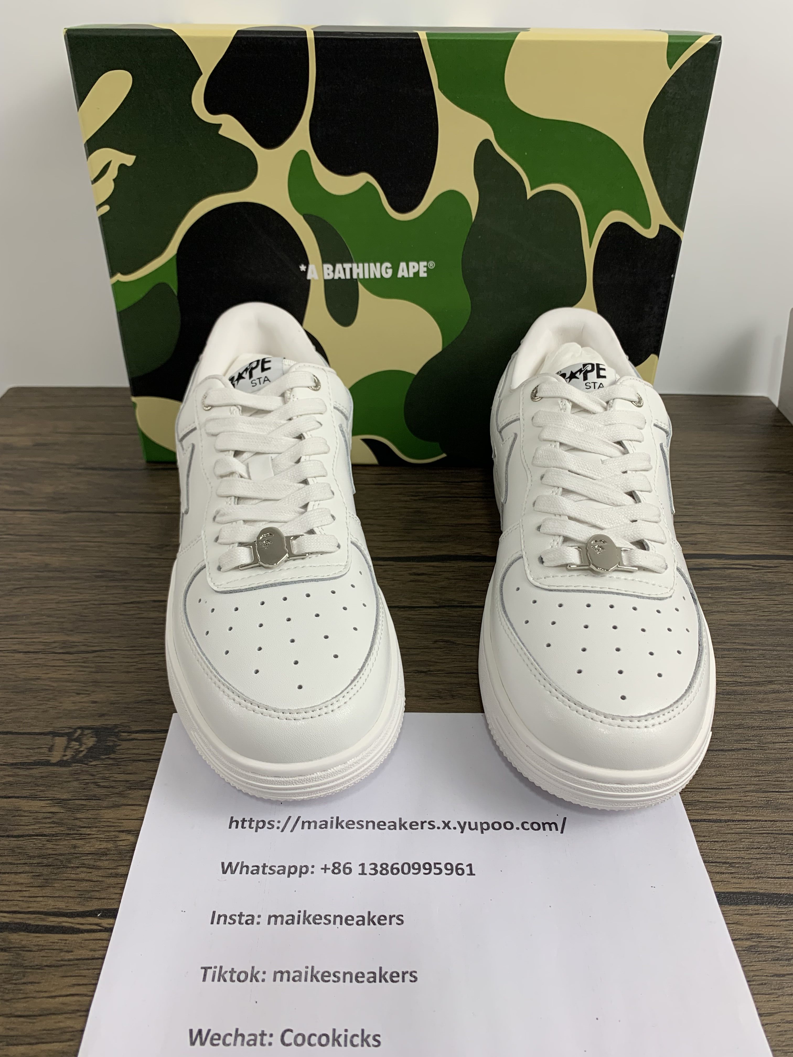 Men Women B*ape Sta To LowTop Sneaker