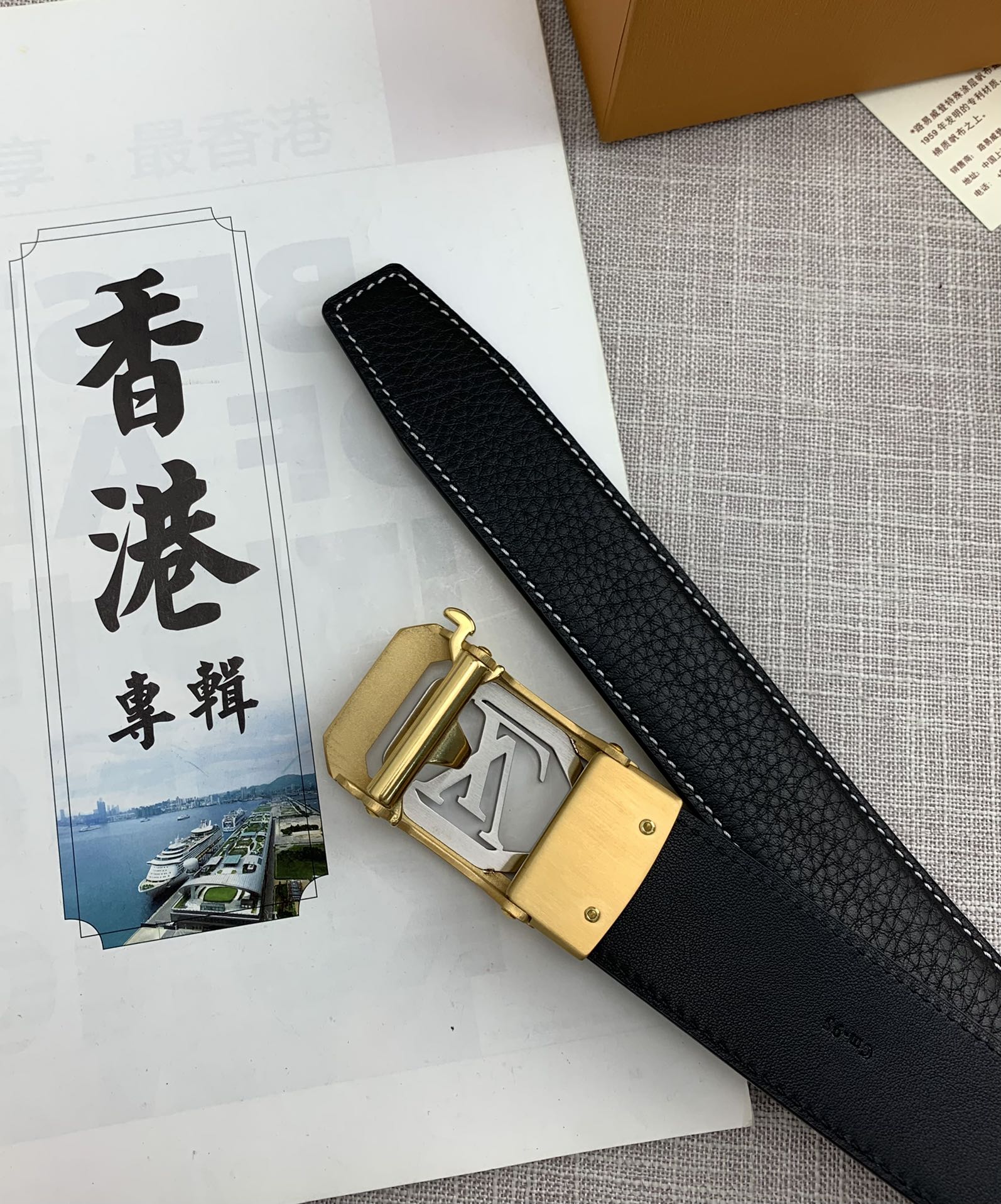 L*ouis V*uitton Belts Top Quality 35MM