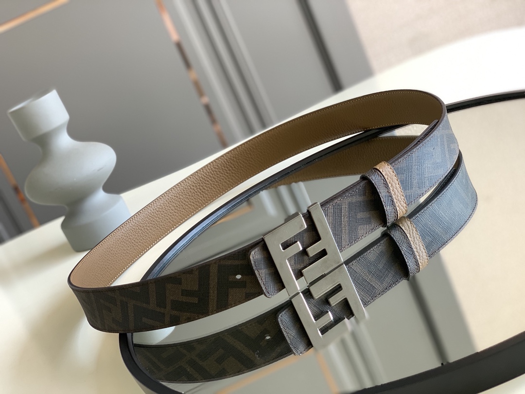 F*endi Belts Top Quality 35MM