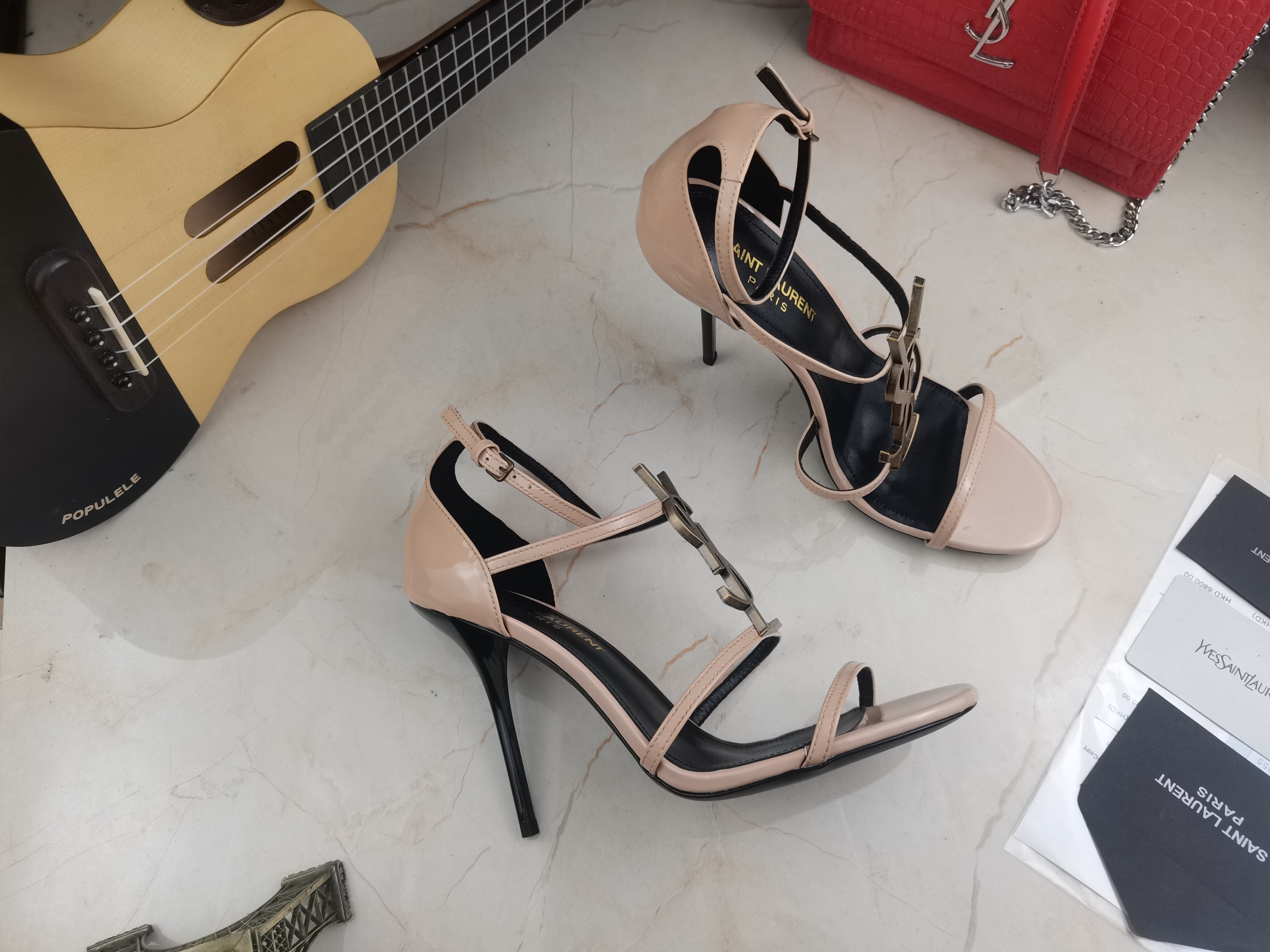 Women Y*SL Top Pumps 10.5CM