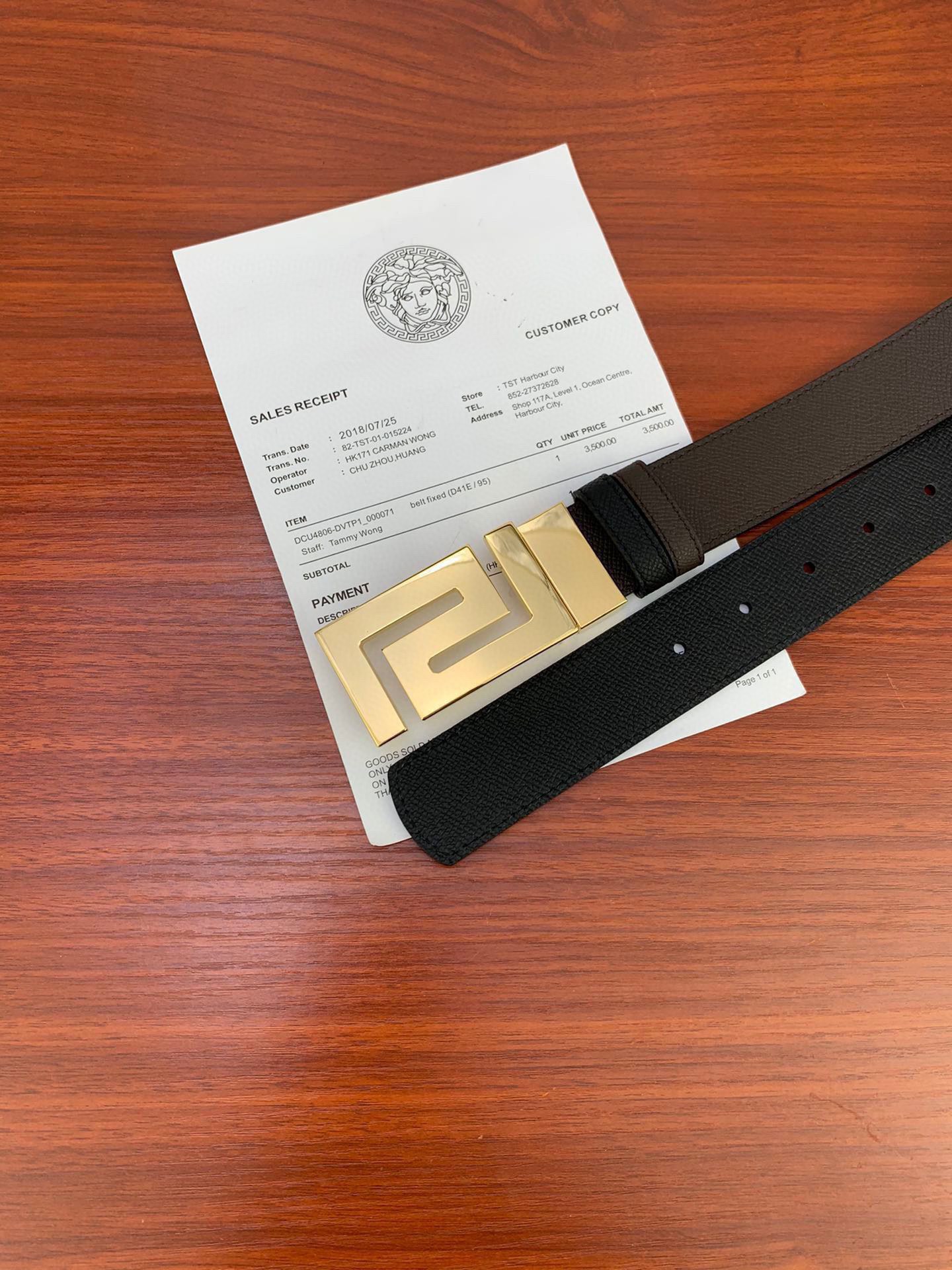 V*ersace Belts Top Quality 35MM