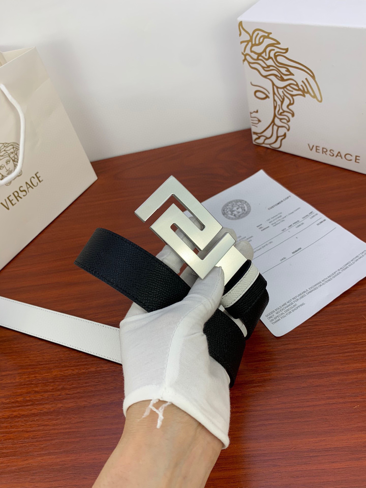 V*ersace Belts Top Quality 35MM