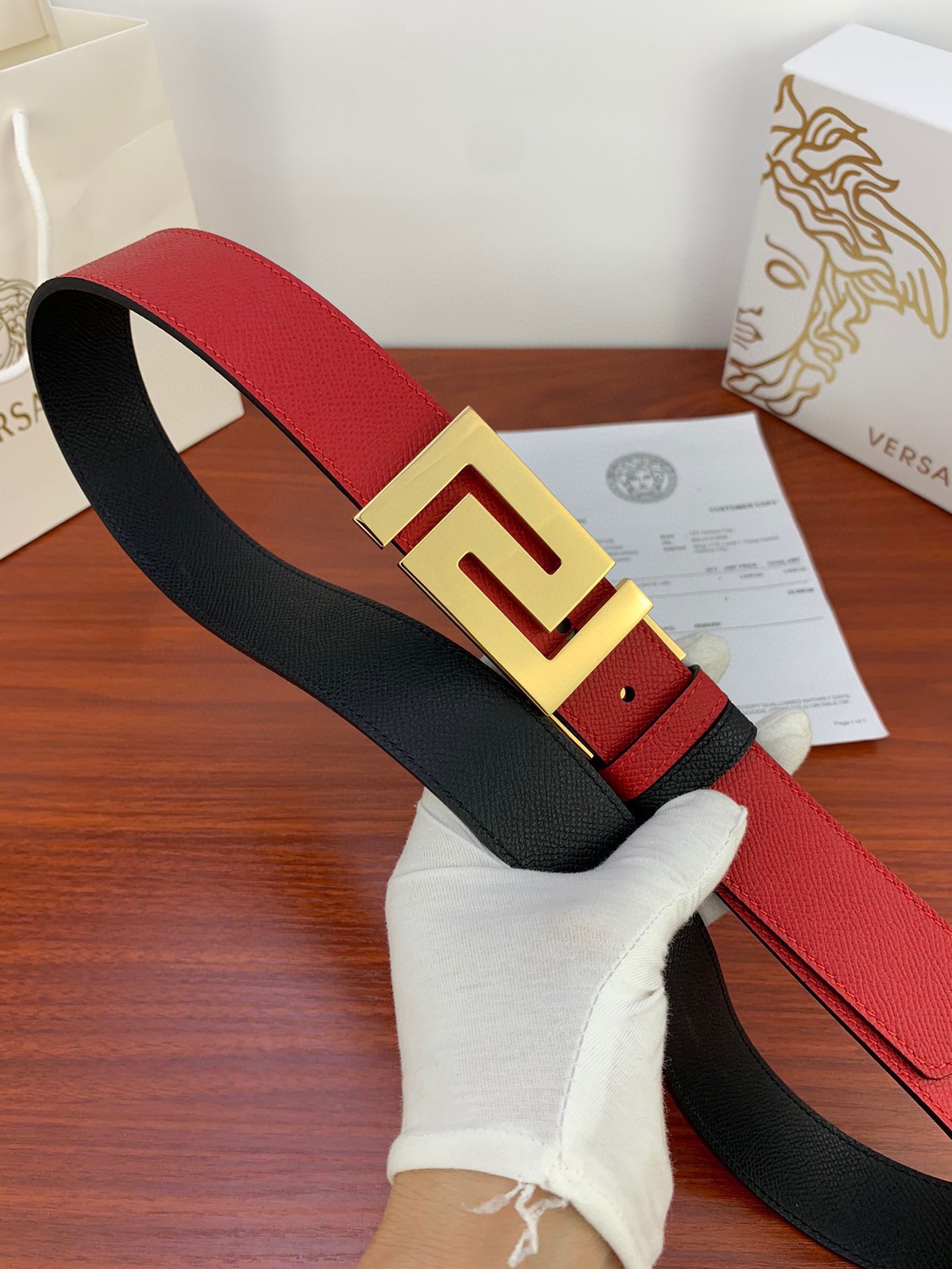 V*ersace Belts Top Quality 35MM