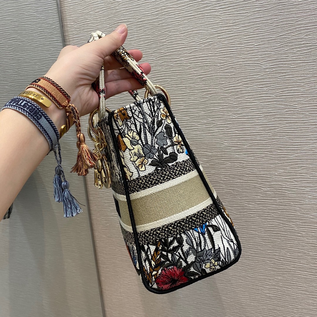 D*ior Lady D-Lite handbag Top Quality 24*11*20cm