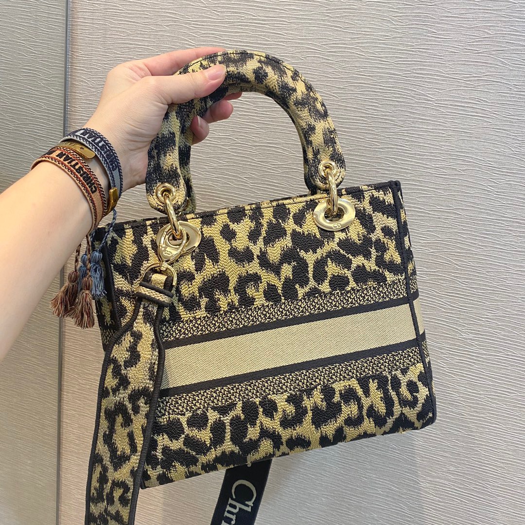 D*ior Lady D-Lite handbag Top Quality 24*11*20cm