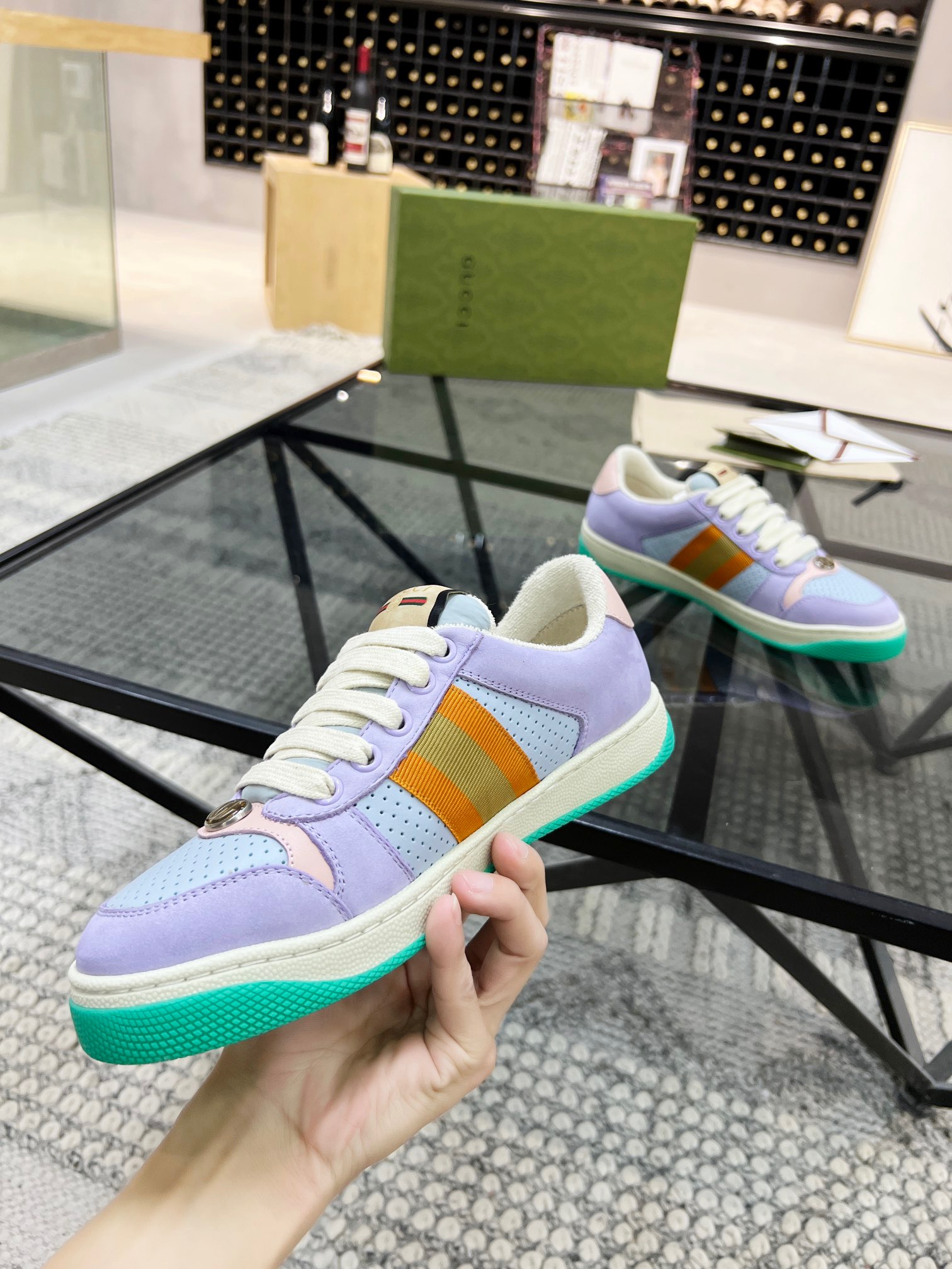 Men Women G*ucci Top Sneaker