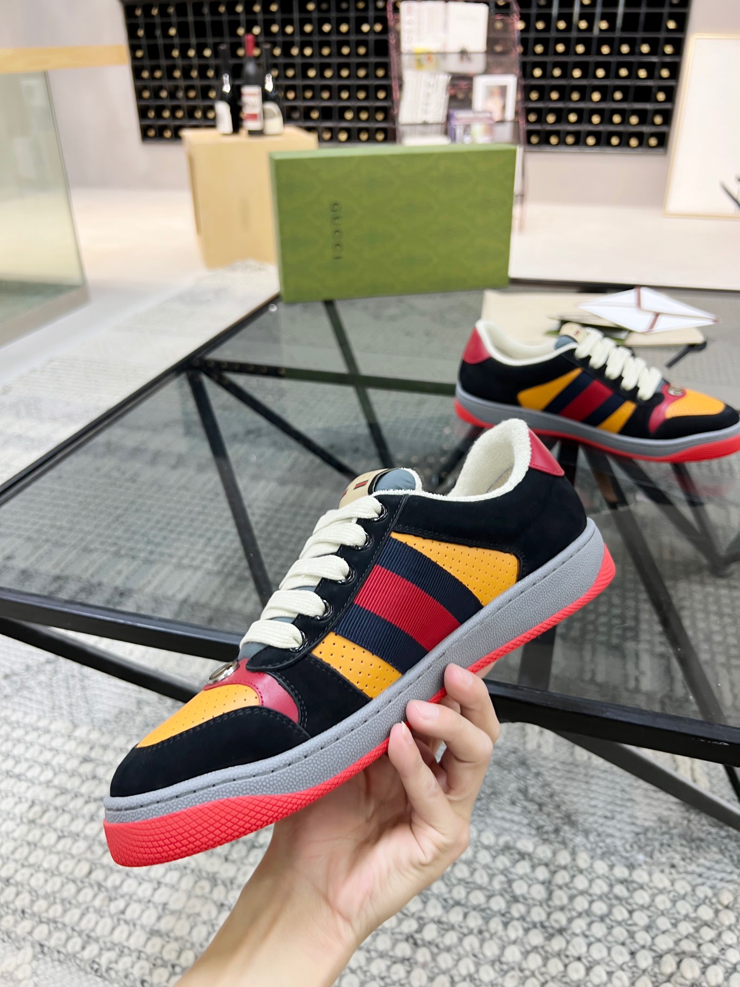 Men Women G*ucci Top Sneaker