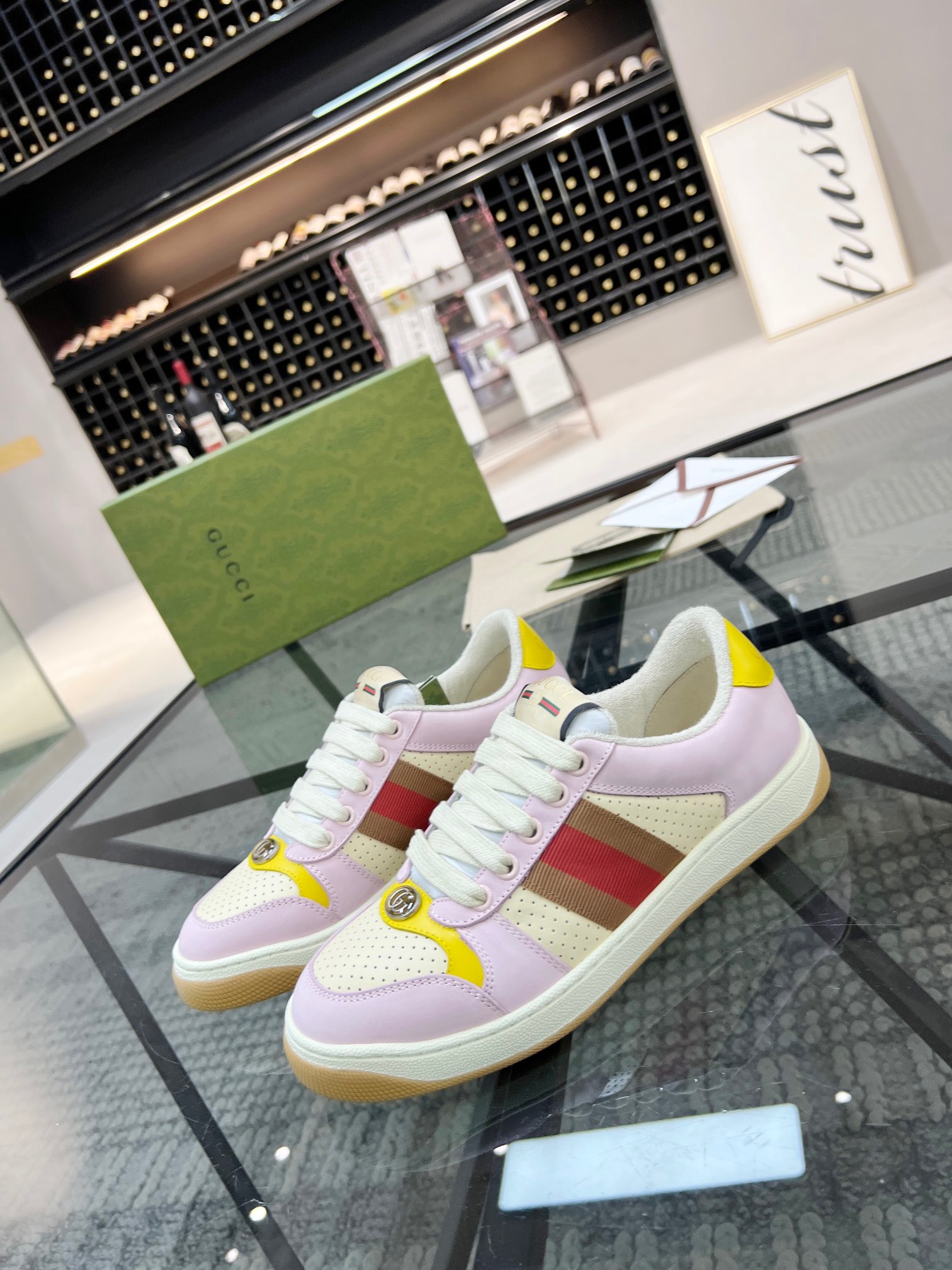 Men Women G*ucci Top Sneaker