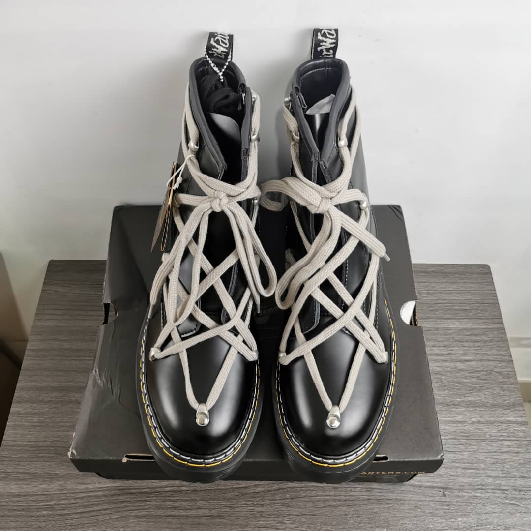 Men Women R*ick O*wens Dr. M*artens Top Sneaker