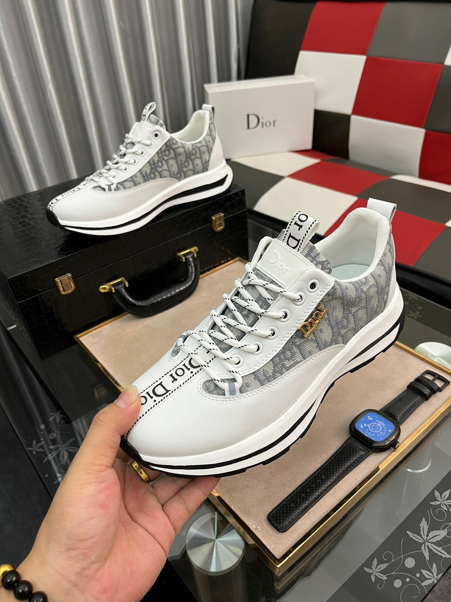 Men D*ior b30 Top Sneaker