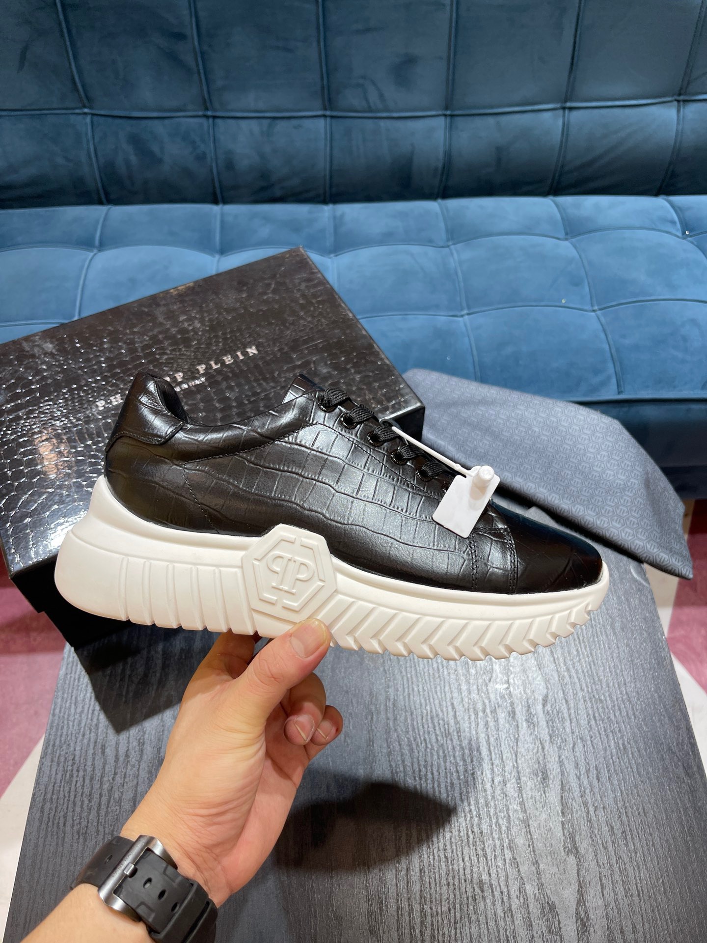 Men P*hilipp P*lein Top Sneaker