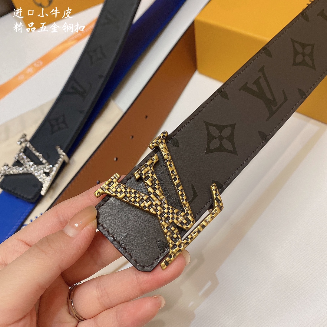 L*ouis V*uitton Belts Top Quality 40MM