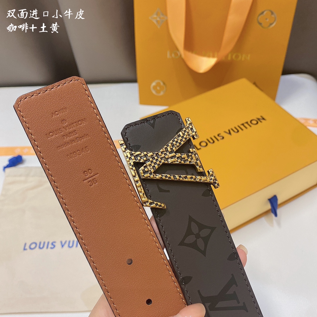 L*ouis V*uitton Belts Top Quality 40MM