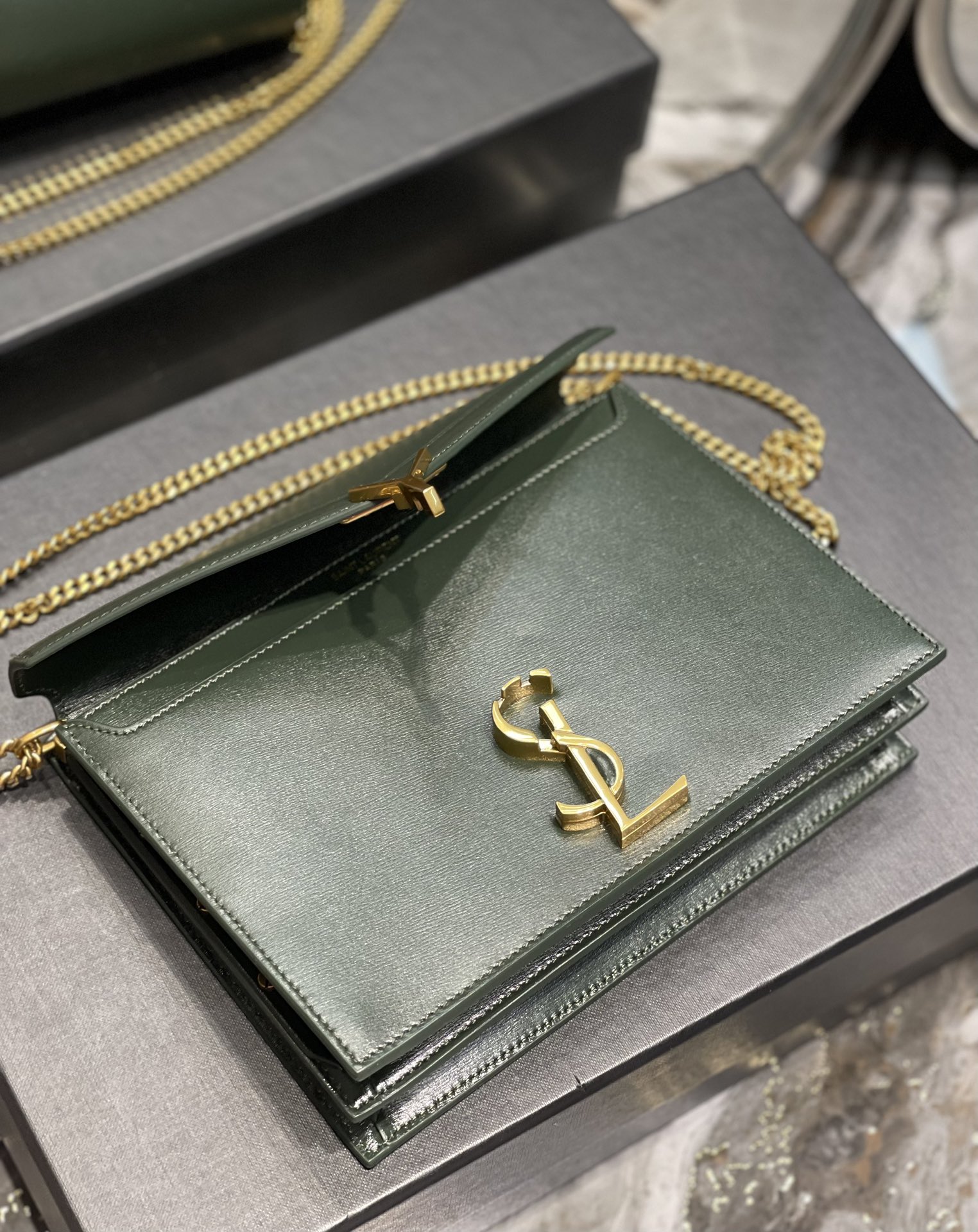 Y*SL Top Bag 22*16.5*5.5cm