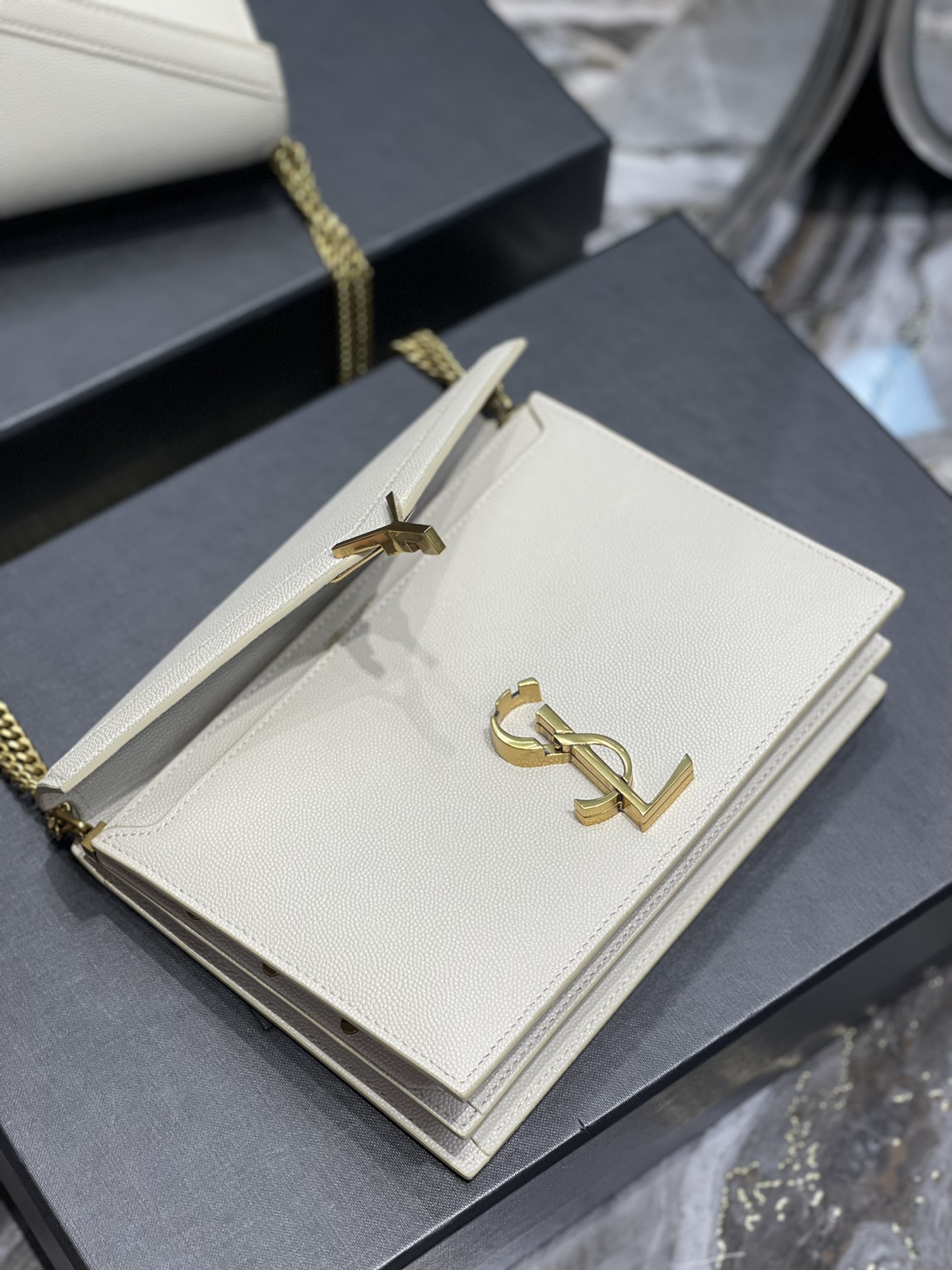 Y*SL Top Bag 22*16.5*5.5cm