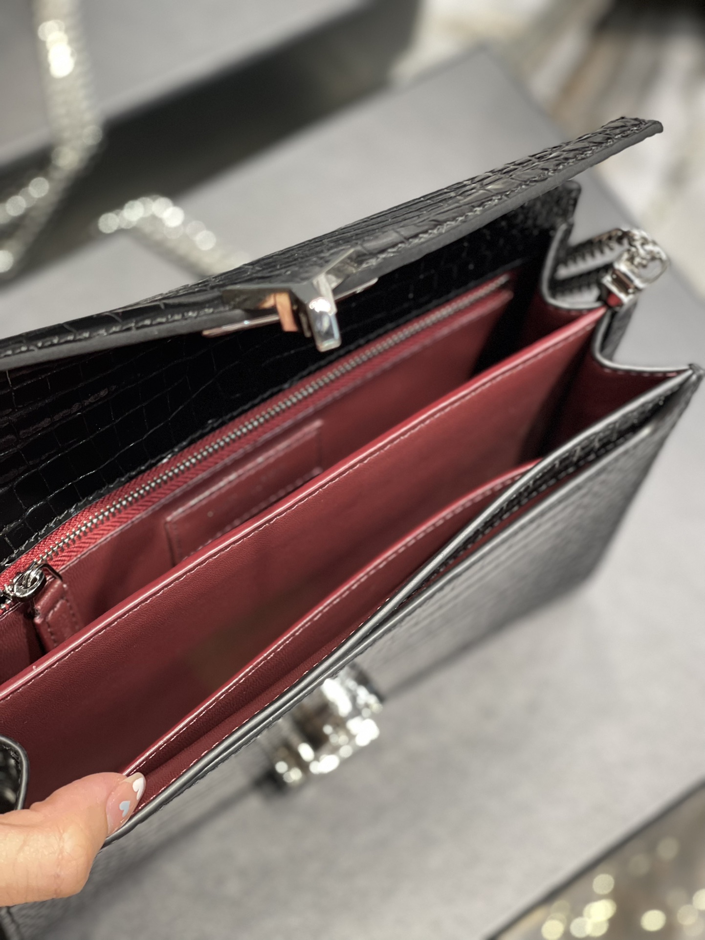 Y*SL Top Bag 22*16.5*5.5cm