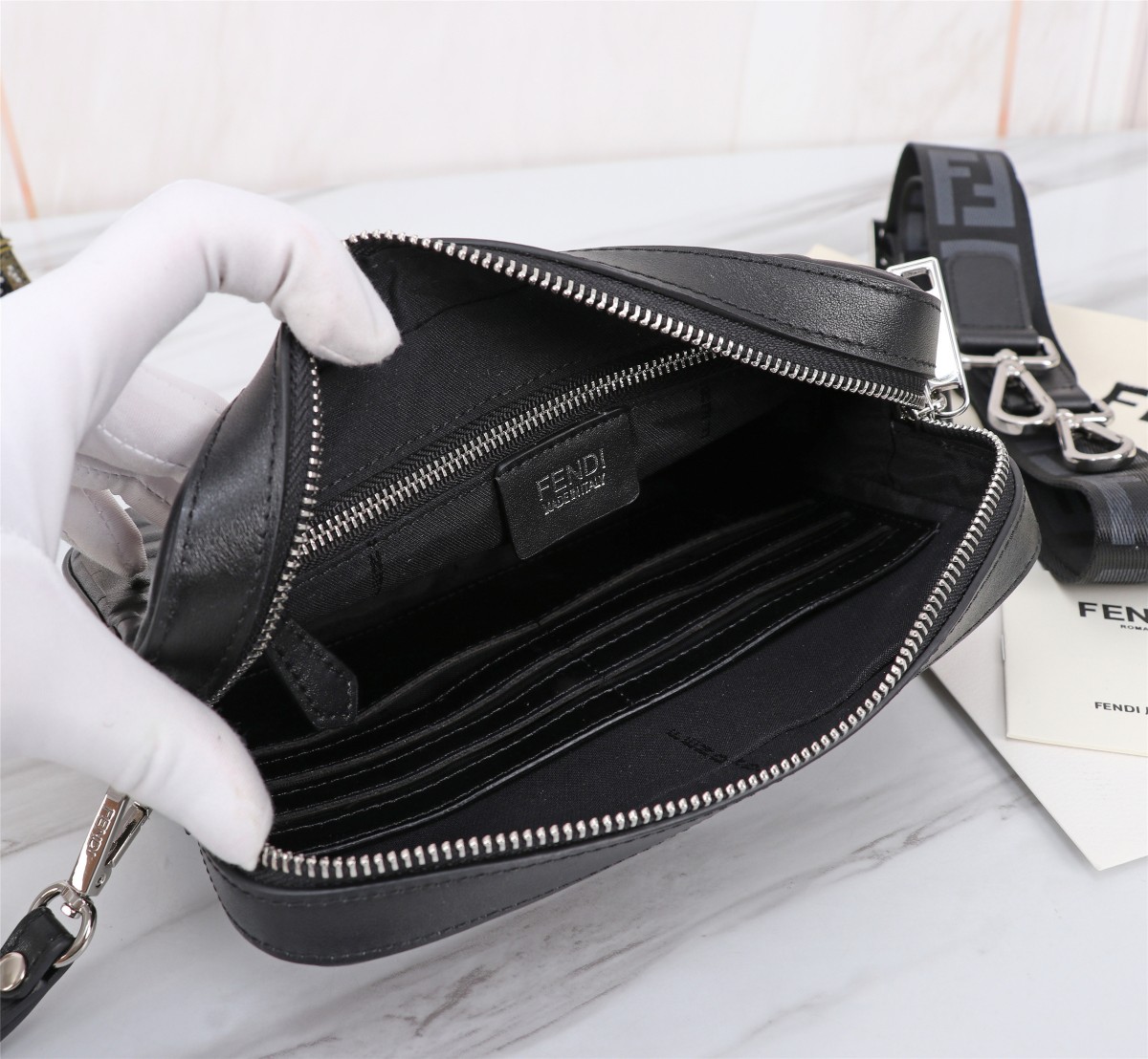 F*endi Bag Top Quality 23*16*5CM