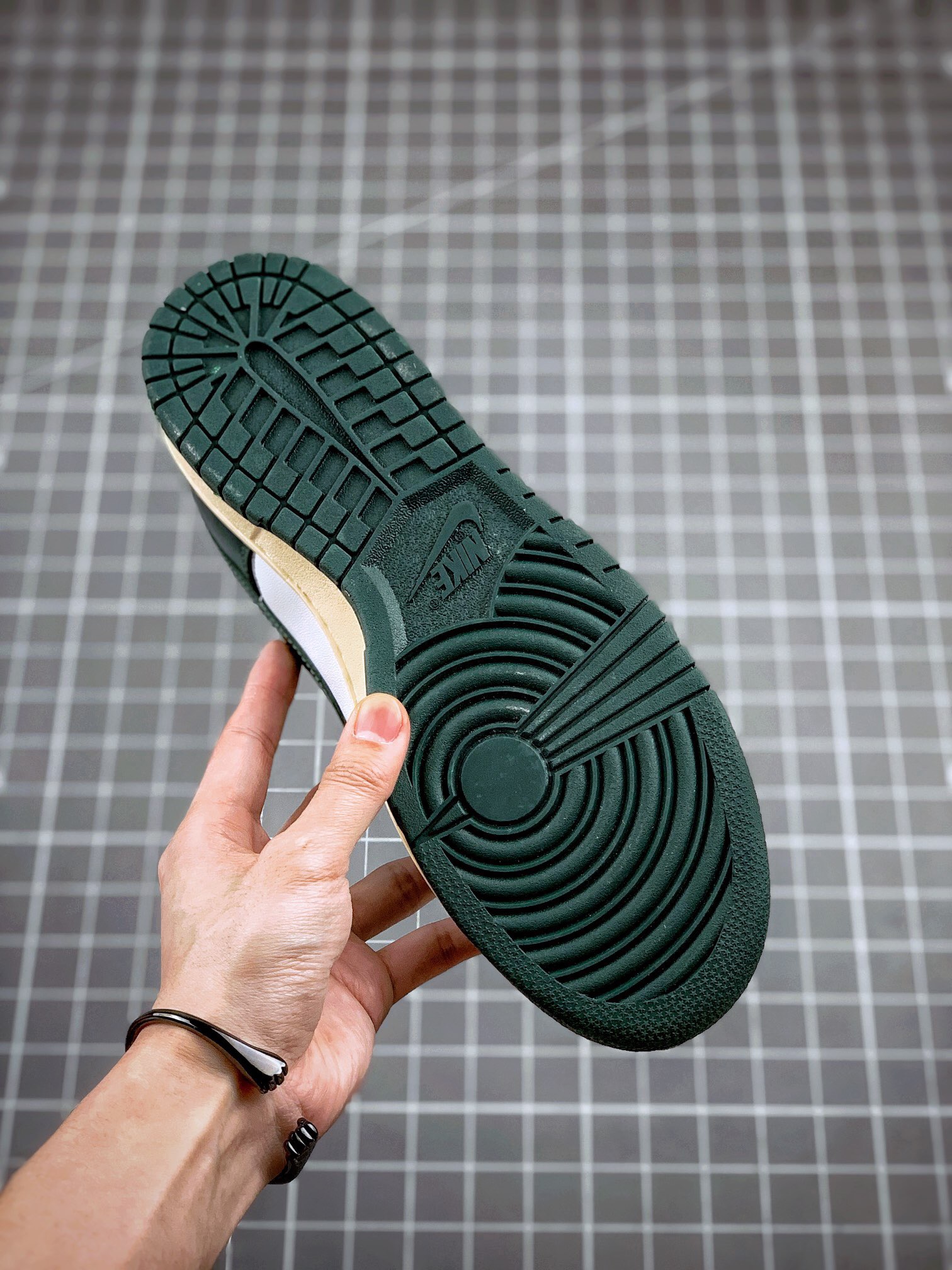 from NIKE dunk low vintage green