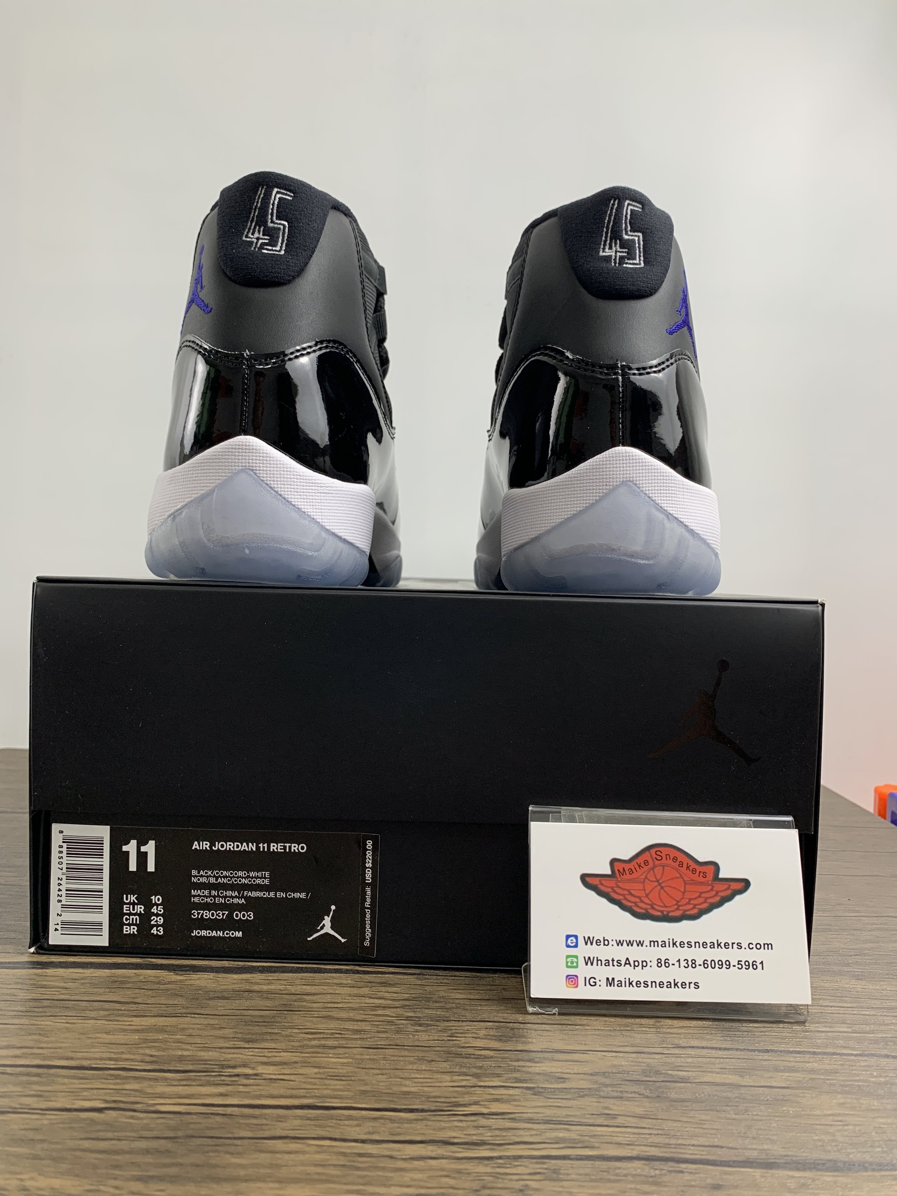 Air Jordan 11 “Bred” 378037-061